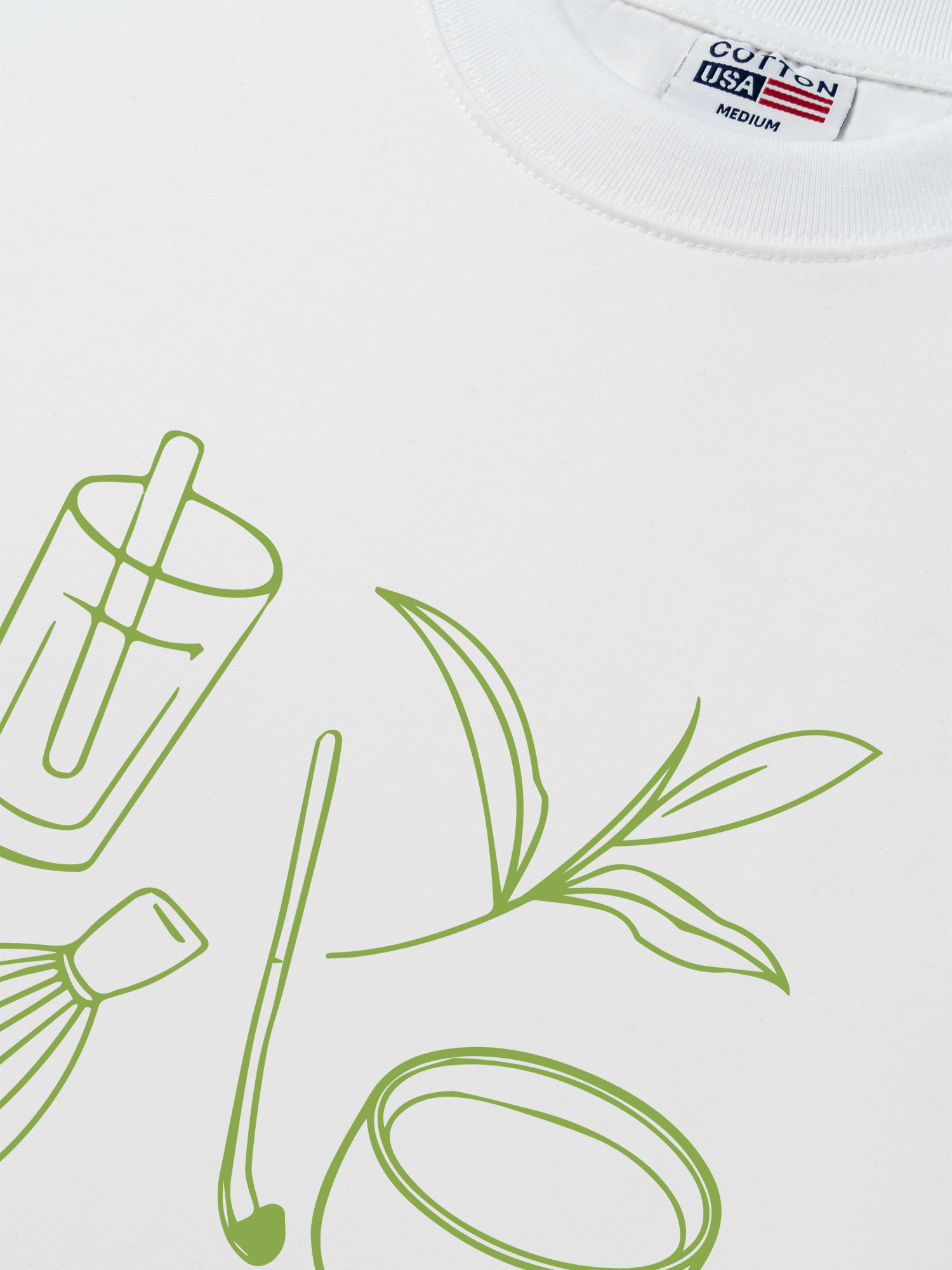 Áo Thun Relaxed Fit Daily Cup Matcha Club