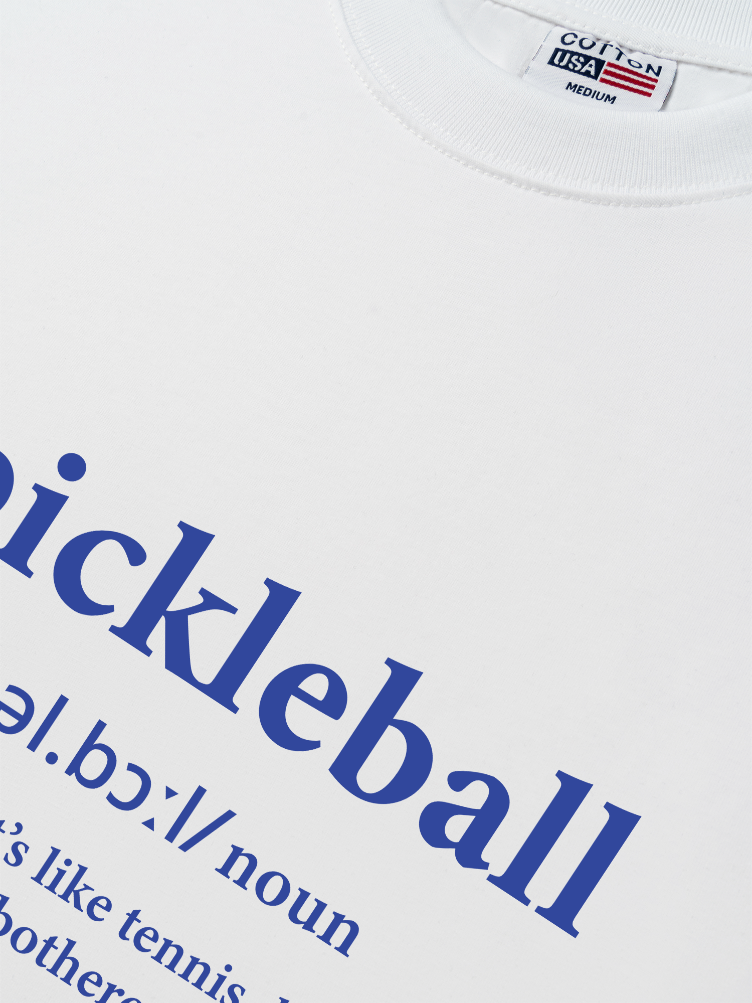 Áo Thun Relaxed Fit Pickleball Dictionary