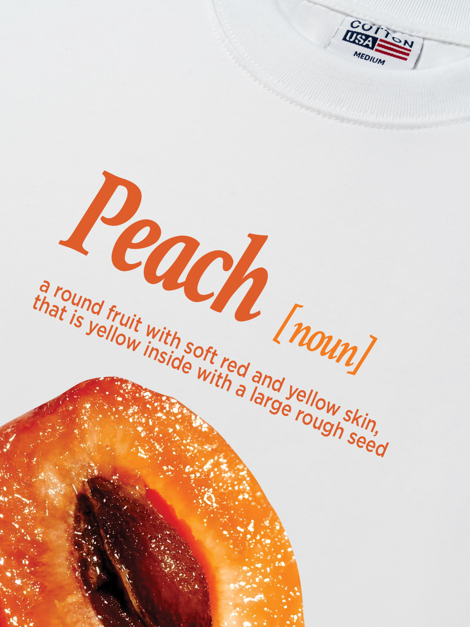 Áo Thun Relaxed Fit Tropical Peach