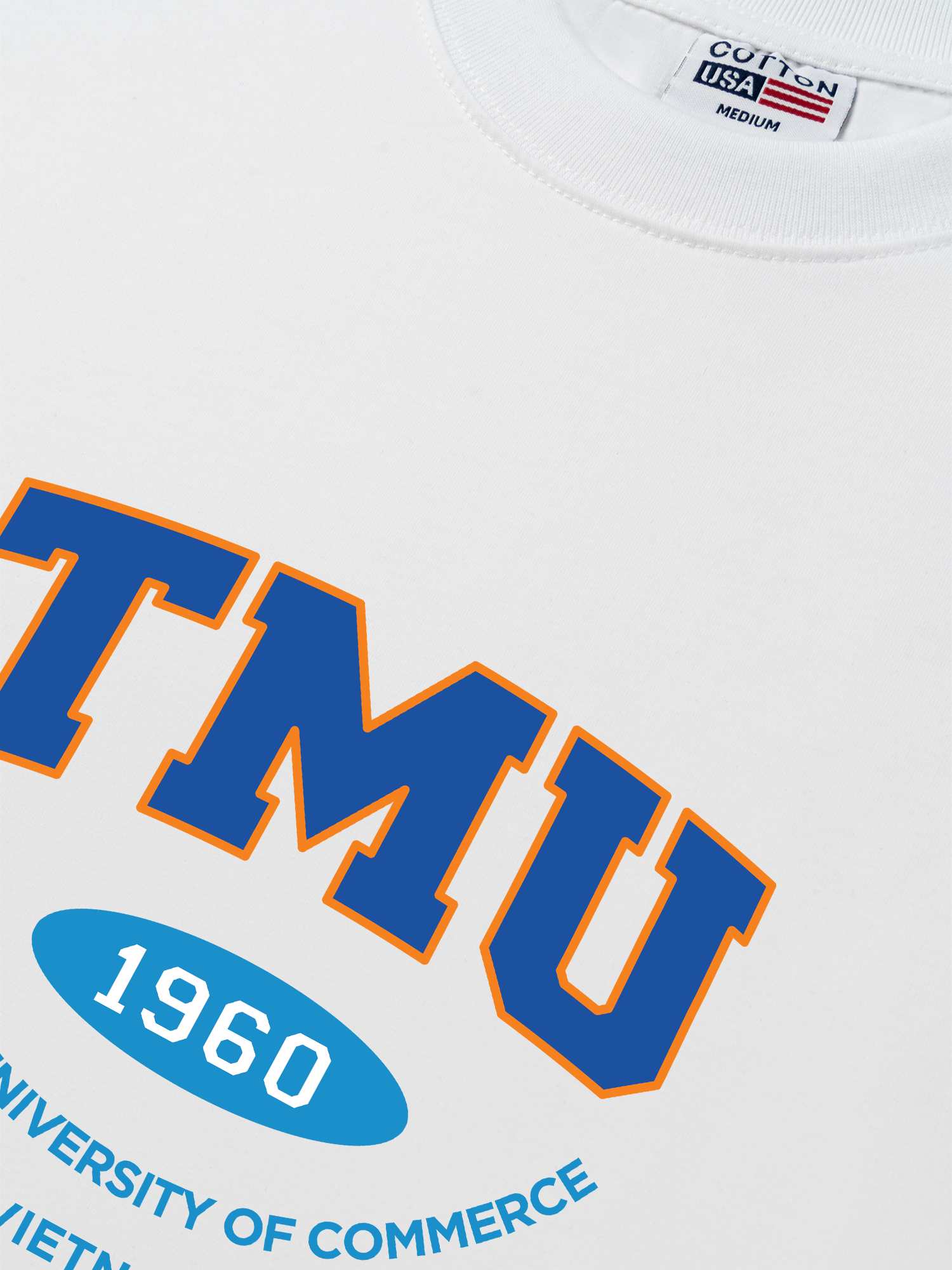 Áo Thun Relaxed Fit TMU -  Vietnam University of Commerce