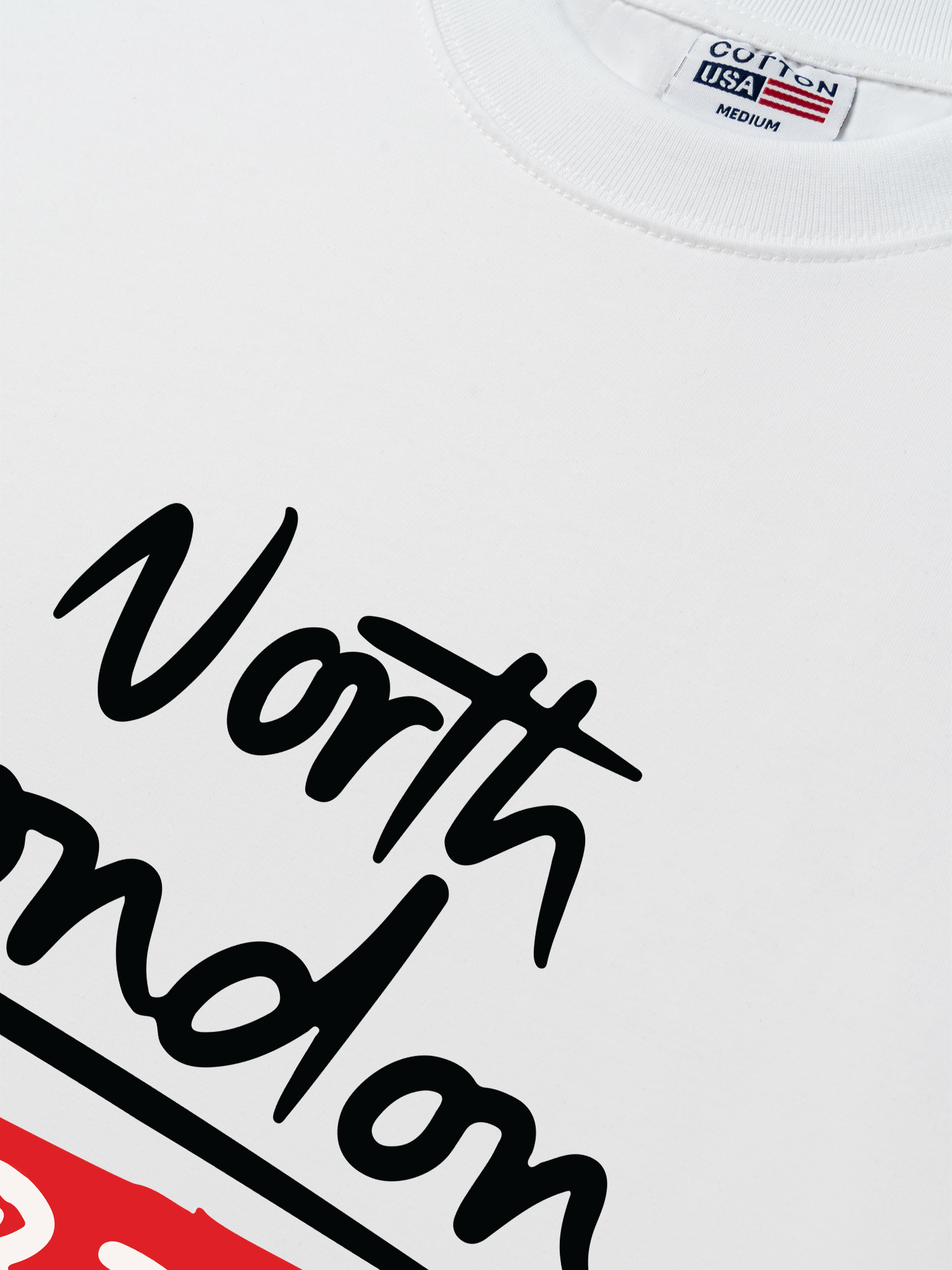 Áo Thun Relaxed Fit Soccer North London Is Red