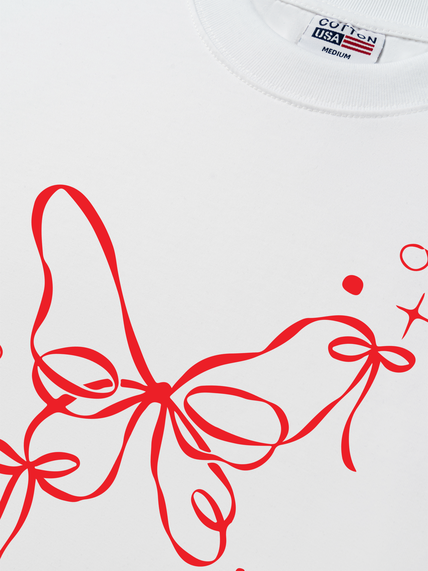 Áo Thun Relaxed Fit Butterfly Ribbon