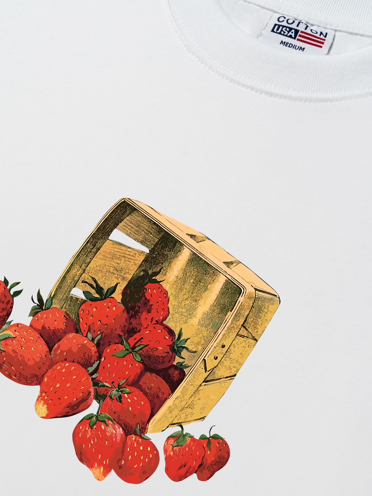 Áo Thun Relaxed Fit Tropical Strawberry