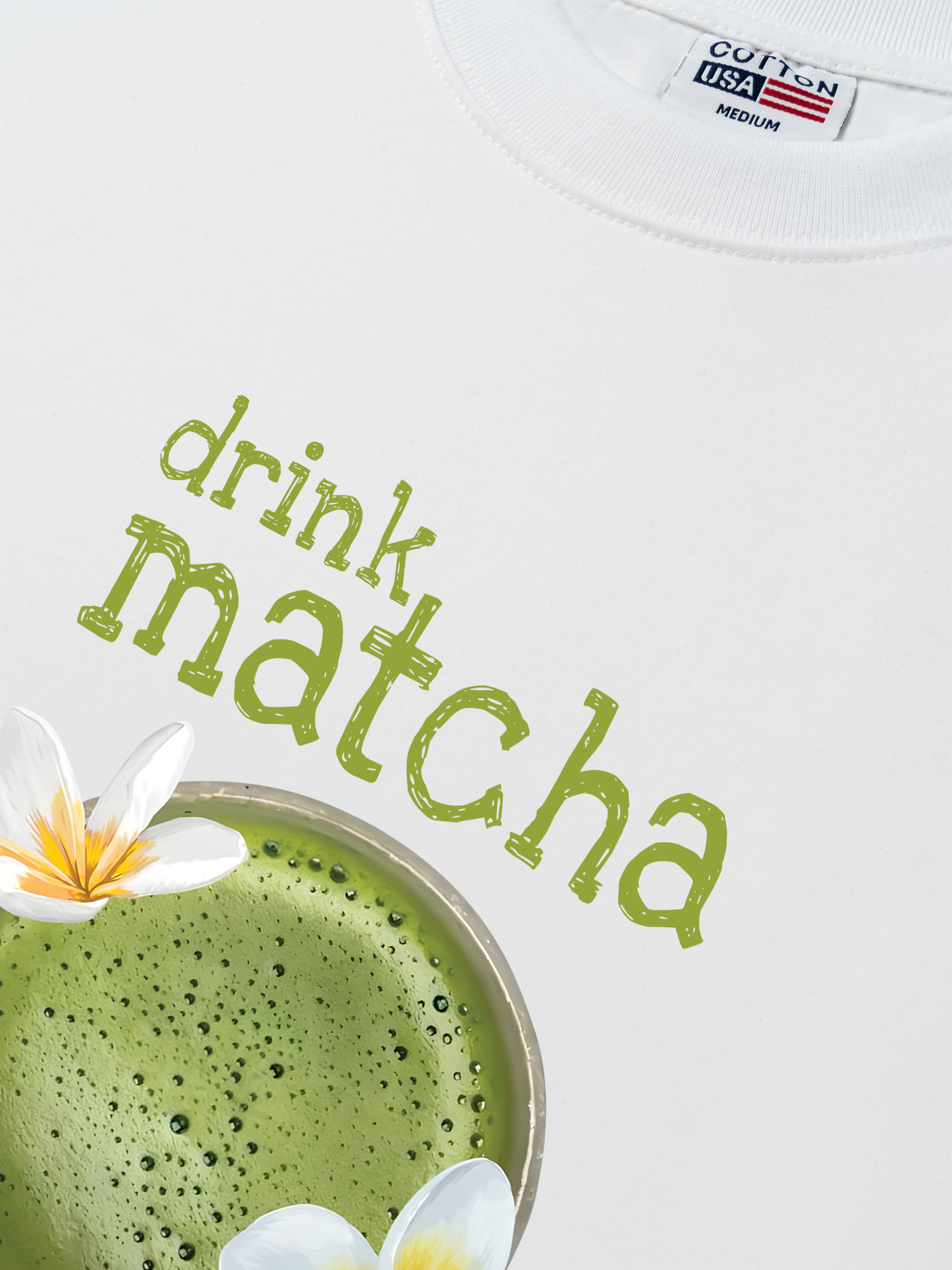 Áo Thun Relaxed Fit Daily Cup Matcha Will Fix Everything
