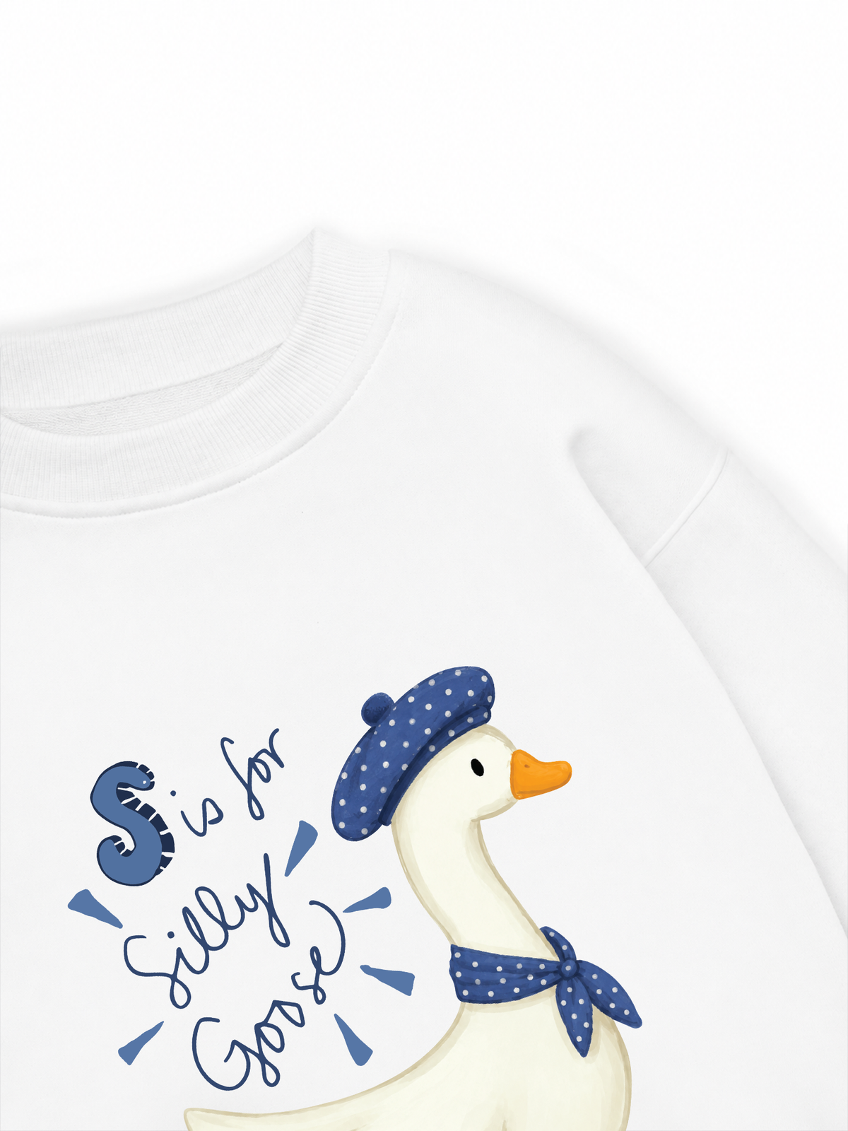 Áo Sweater Nỉ Hai Da Farm Silly Goose