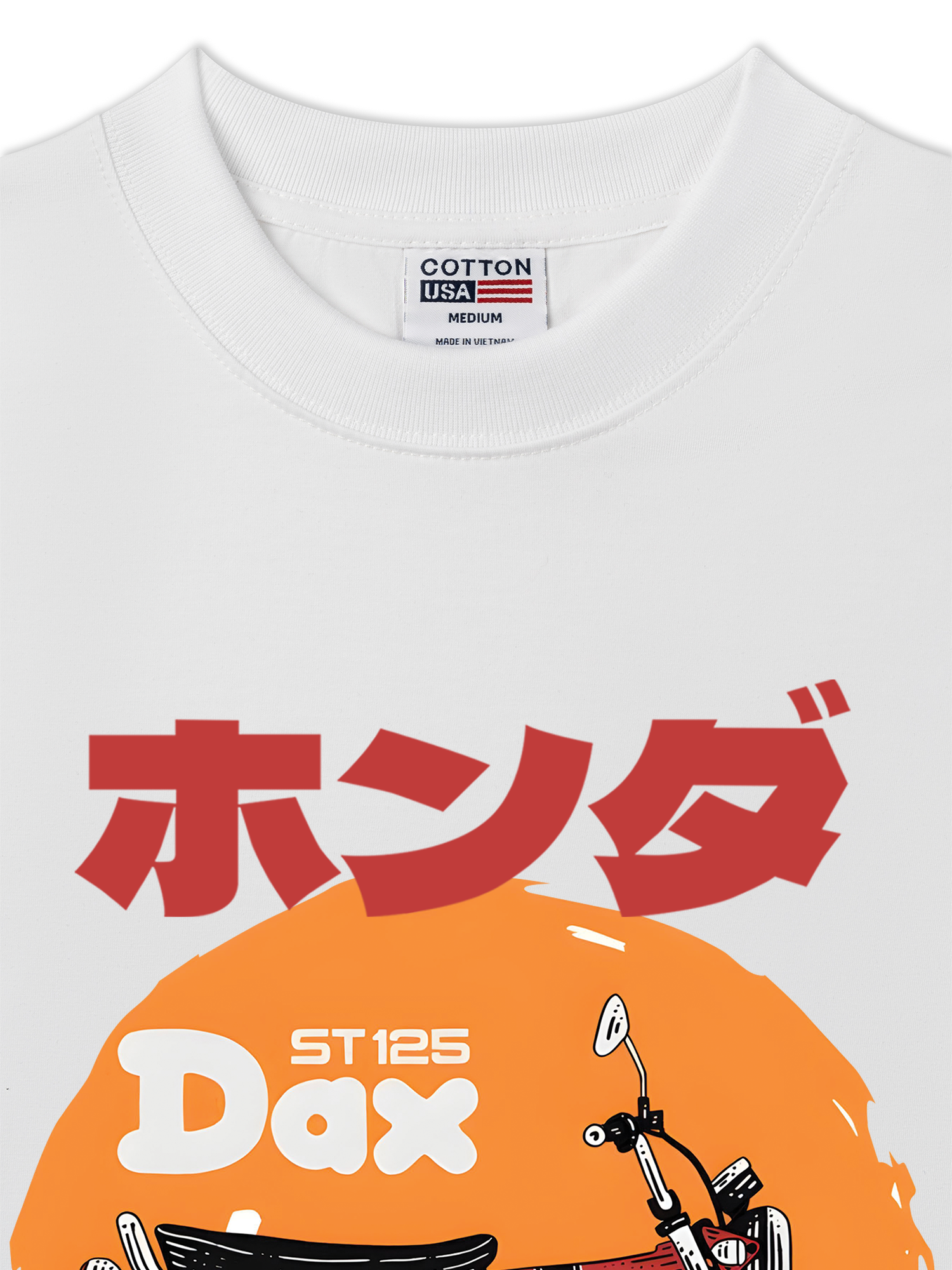 Áo Thun Relaxed Fit Motorbike Honda ST125 dax