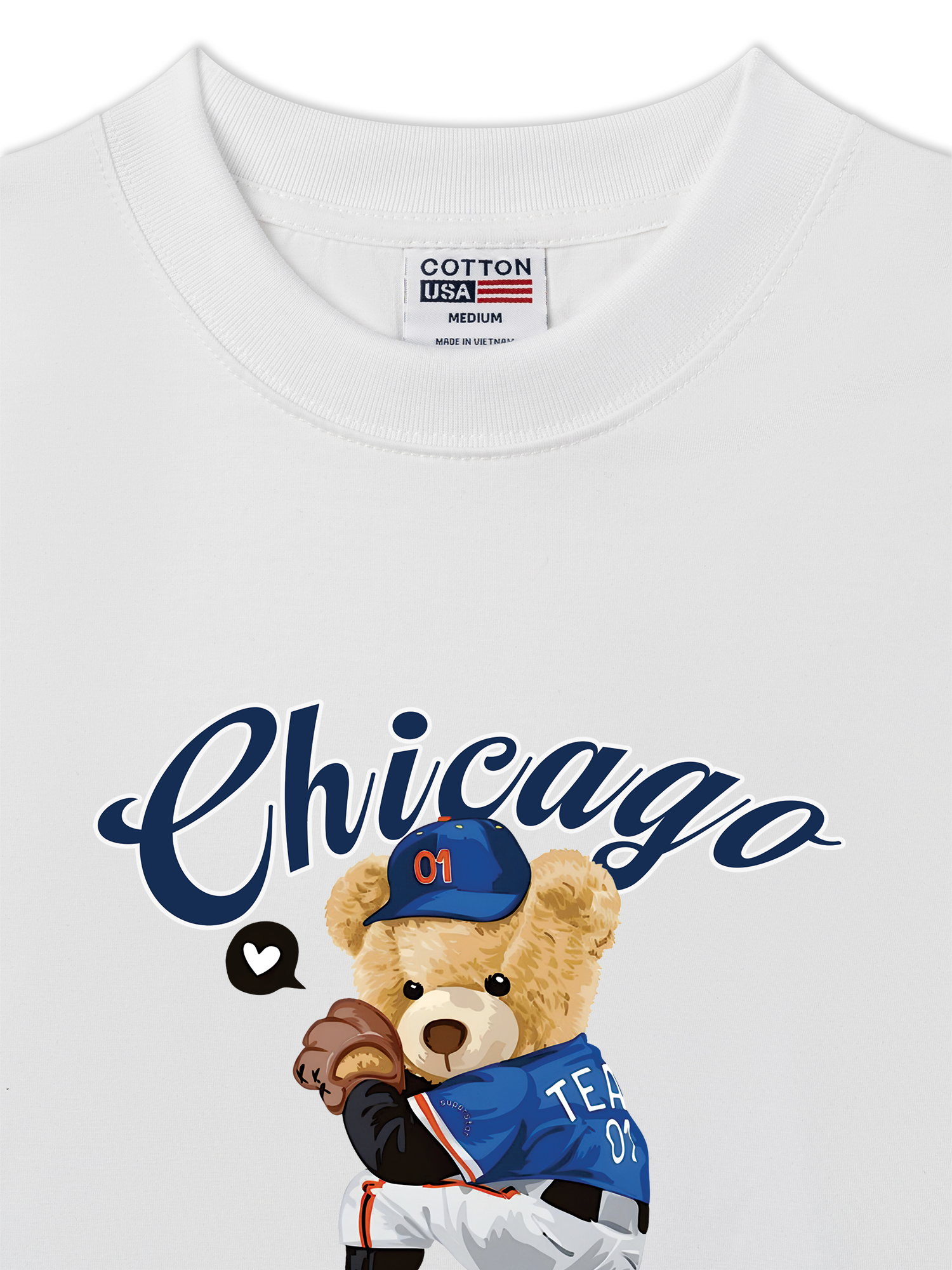 Áo Thun Relaxed Fit Baseball Chicago