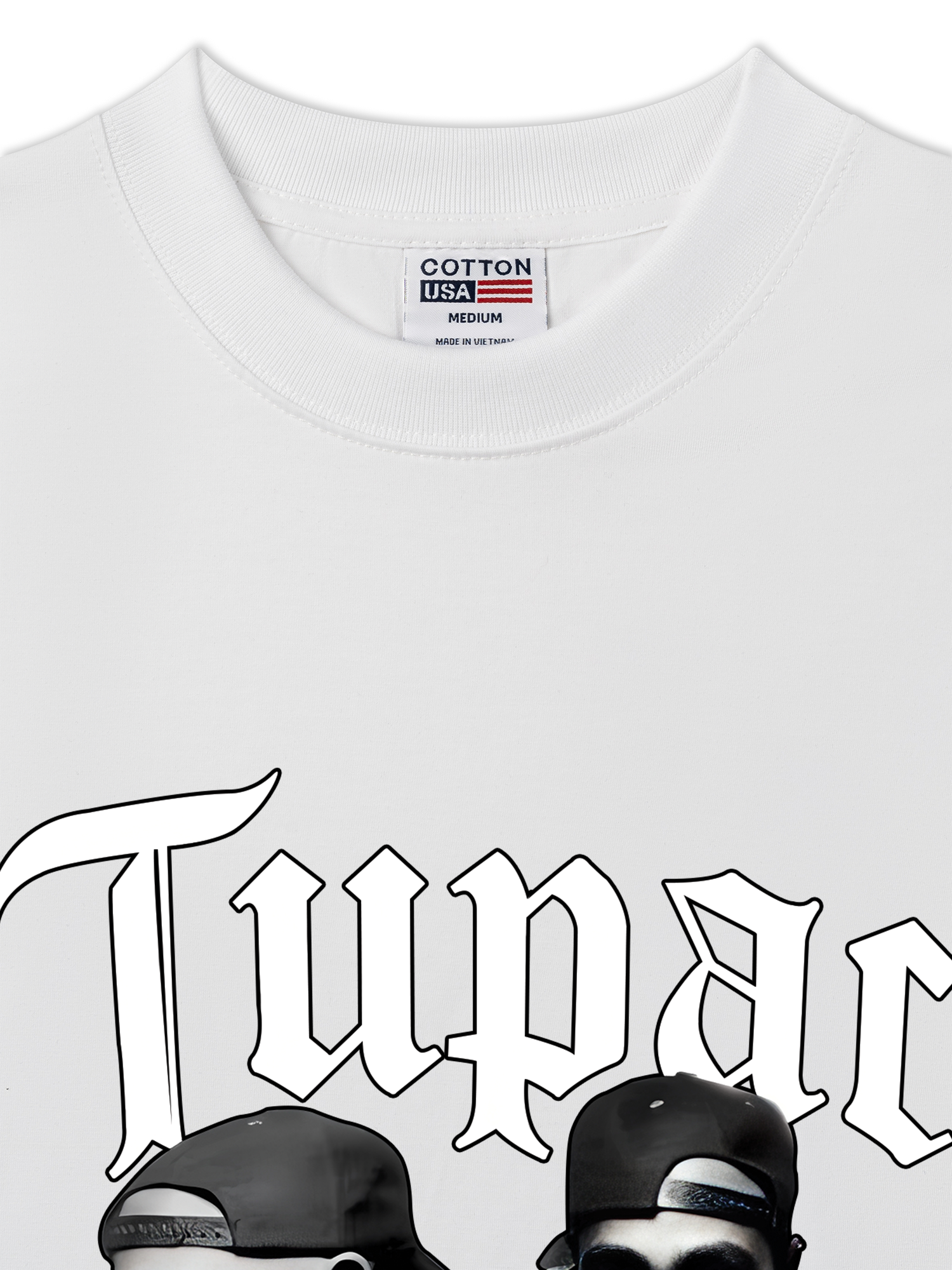 Áo Thun Relaxed Fit Rapper Tuppac All Eyes OIn Me