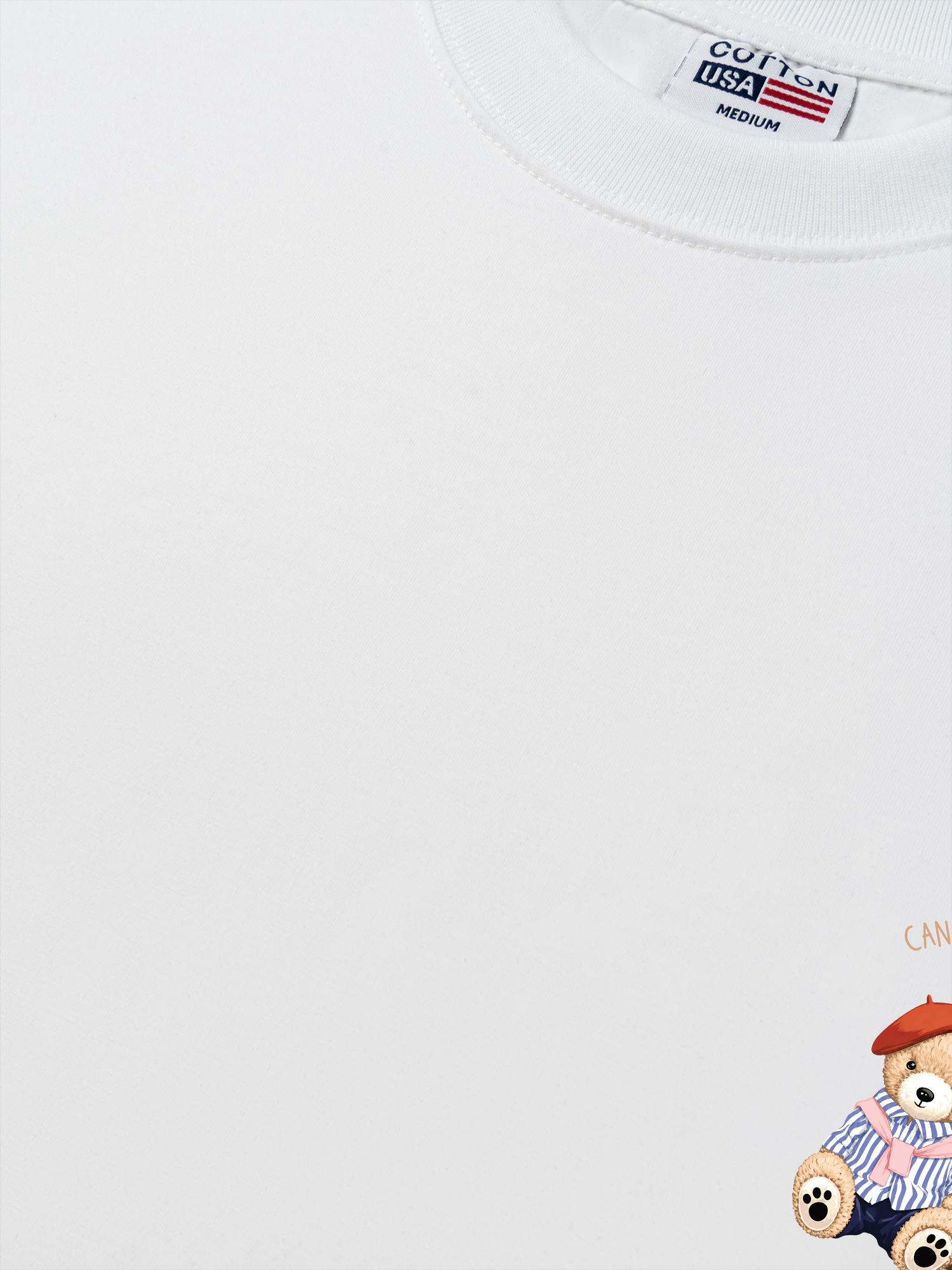 Áo Thun Relaxed Fit Bear Town Cutie Couple Bear