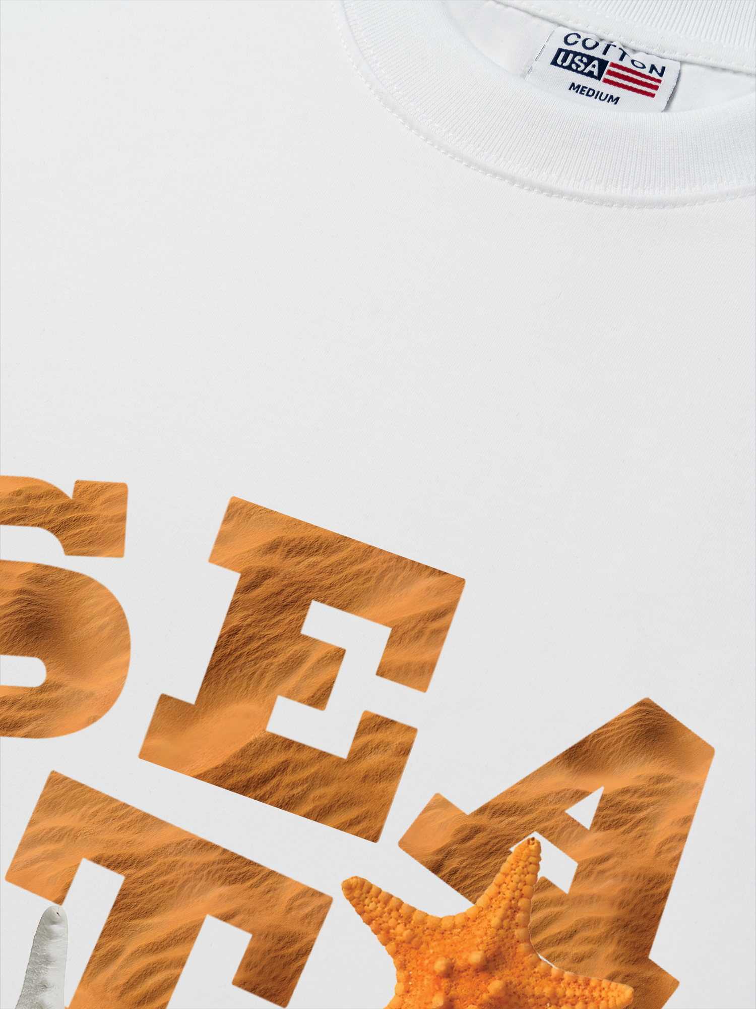 Áo Thun Relaxed Fit Tropical Starfish Parrty Sand