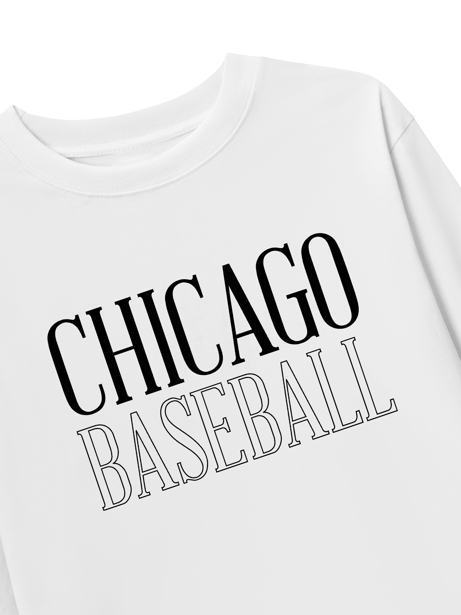 Áo Thun Dài Tay Baseball Basic Chicago