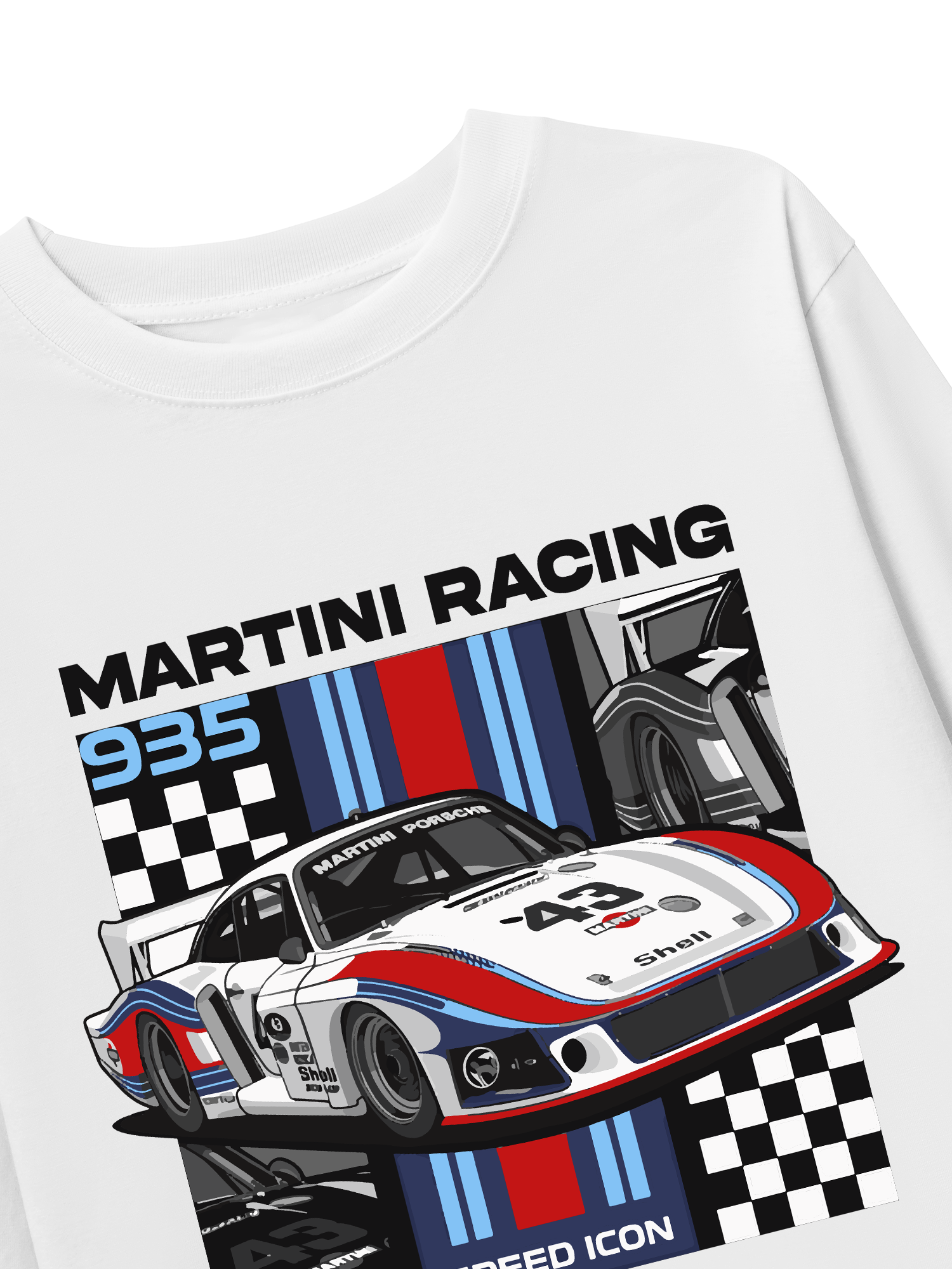 Áo Thun Dài Tay Porsche 935 Martini Racing