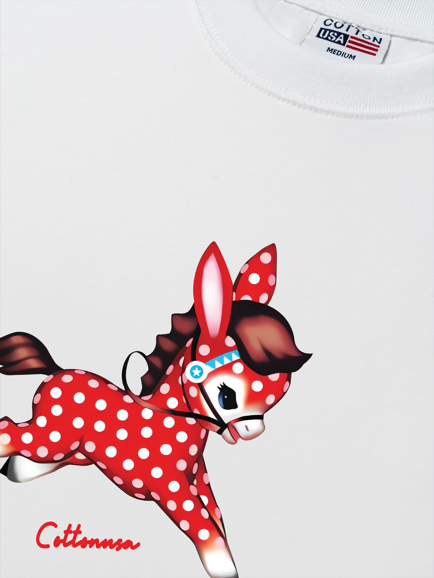 Áo Thun Relaxed Fit Dots Horse