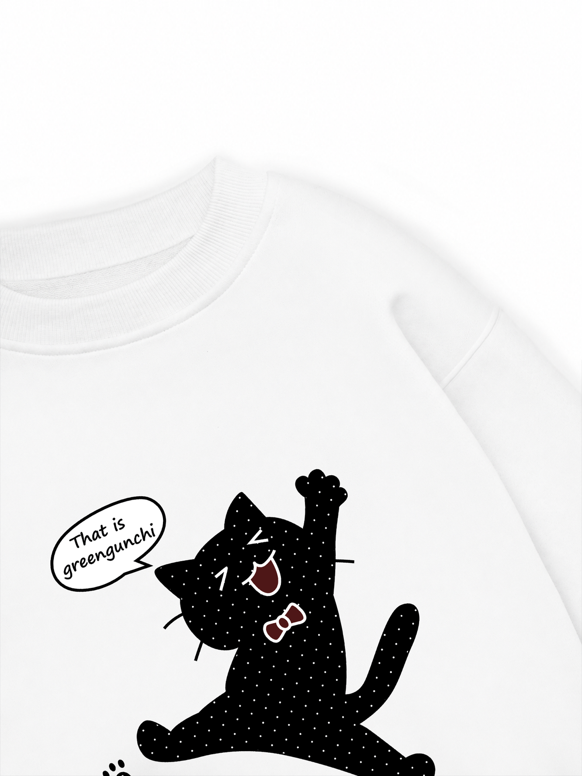 Áo Sweater Nỉ Hai Da Dotty Mood Cute Cat