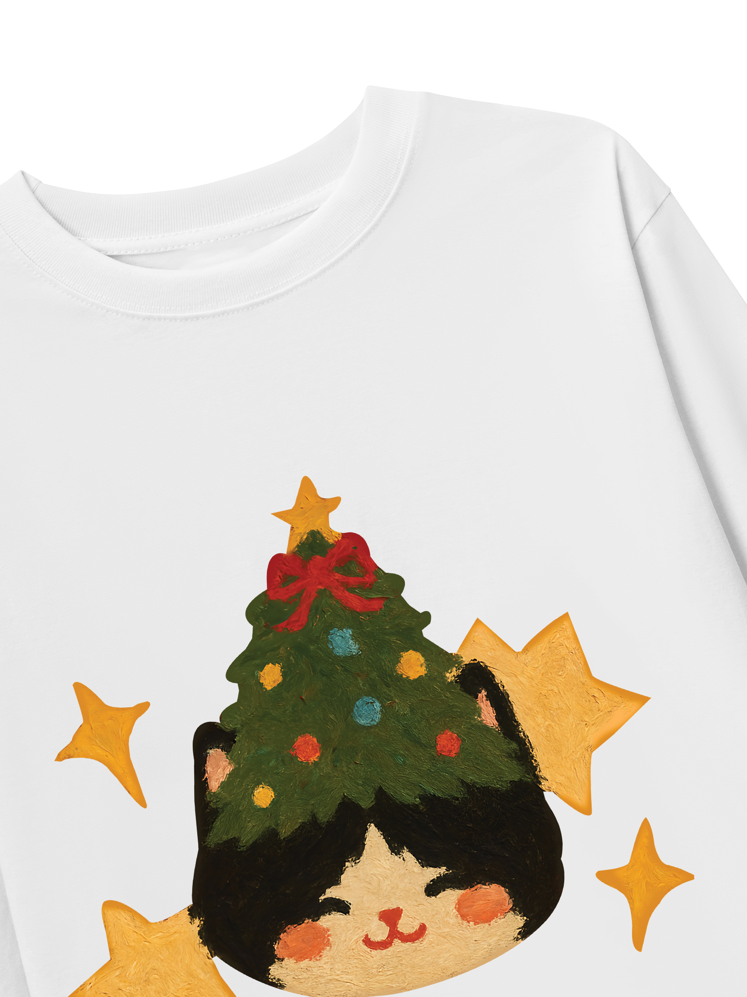 Áo Thun Dài Tay Holiday Cat Girrl