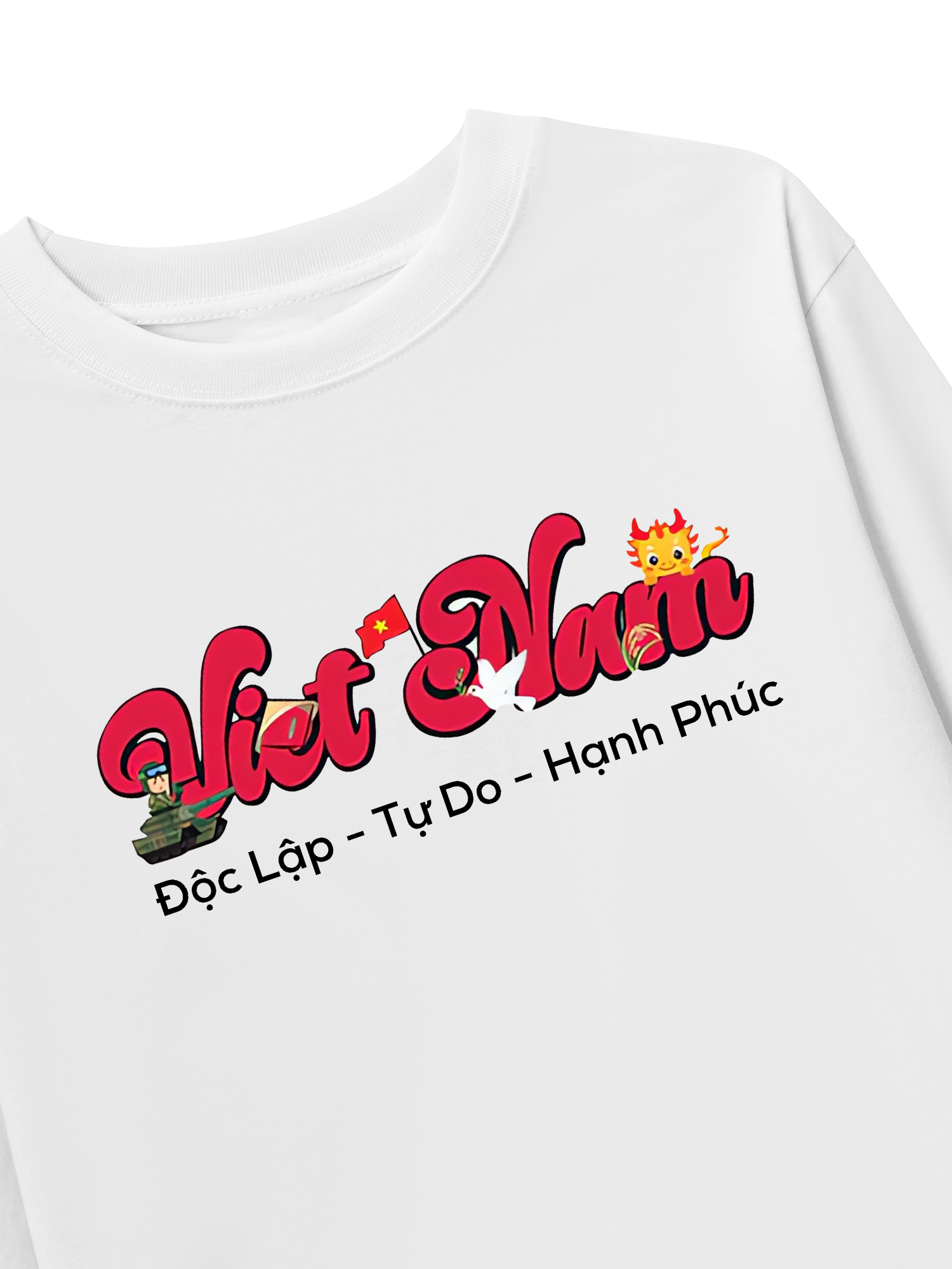 Áo Thun Dài Tay Việt Nam Tự Do
