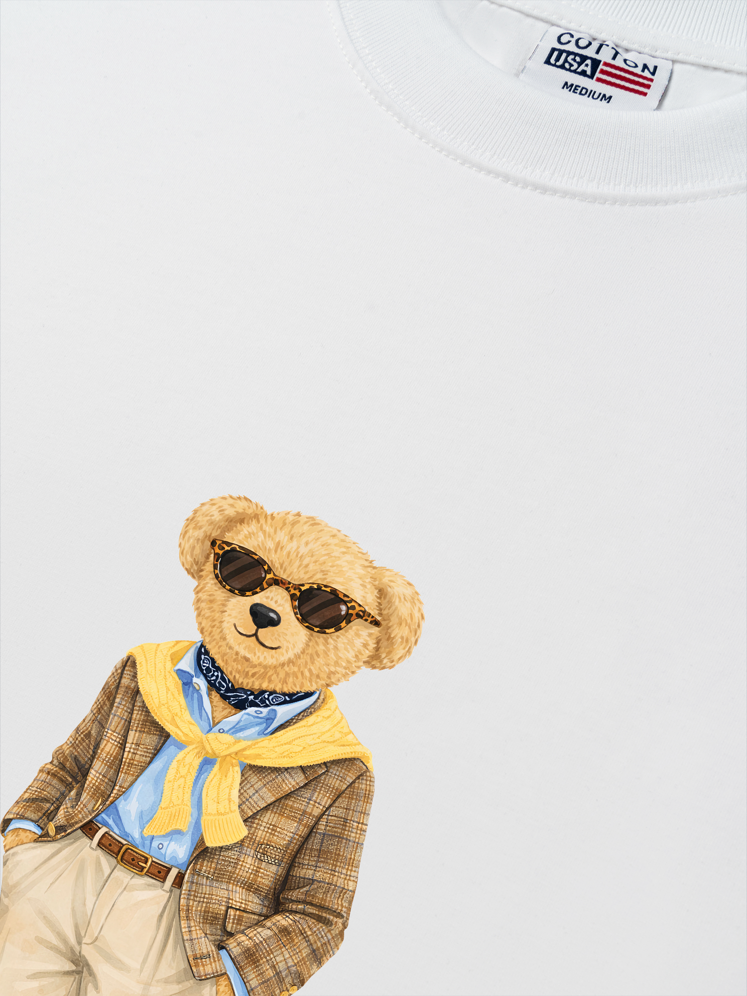 Áo Thun Relaxed Fit Gentle Bear