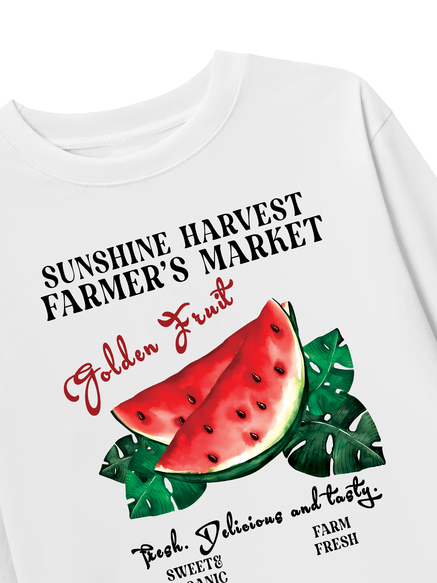 Áo Thun Dài Tay Tropical Watermelon Farm Marrket