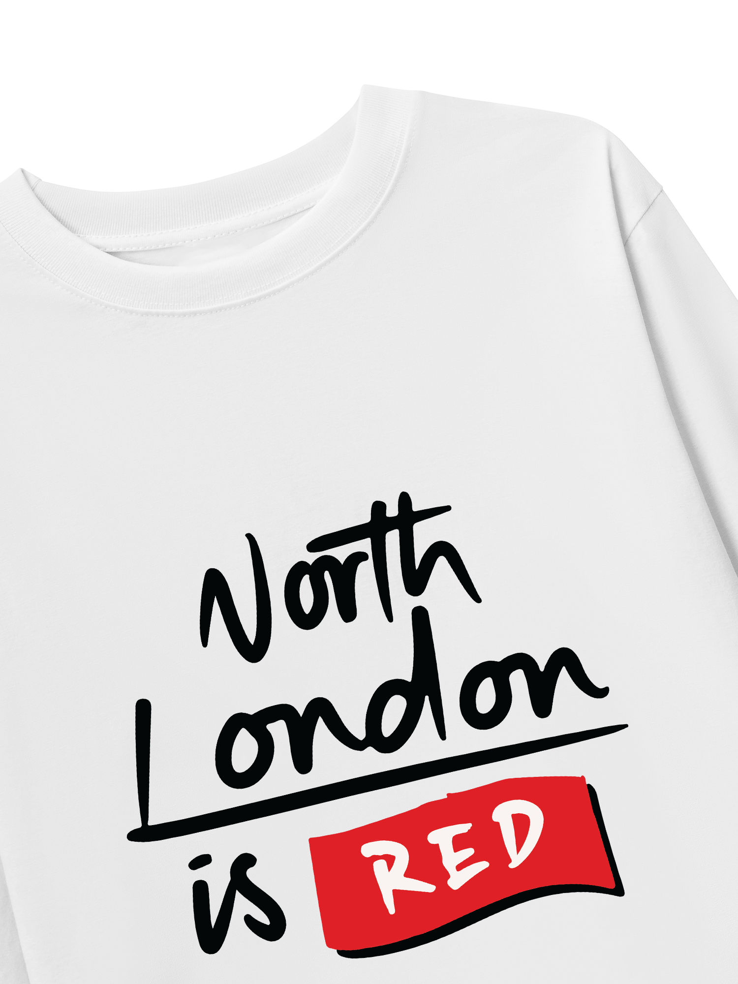 Áo Thun Dài Tay Soccer North London Is Red