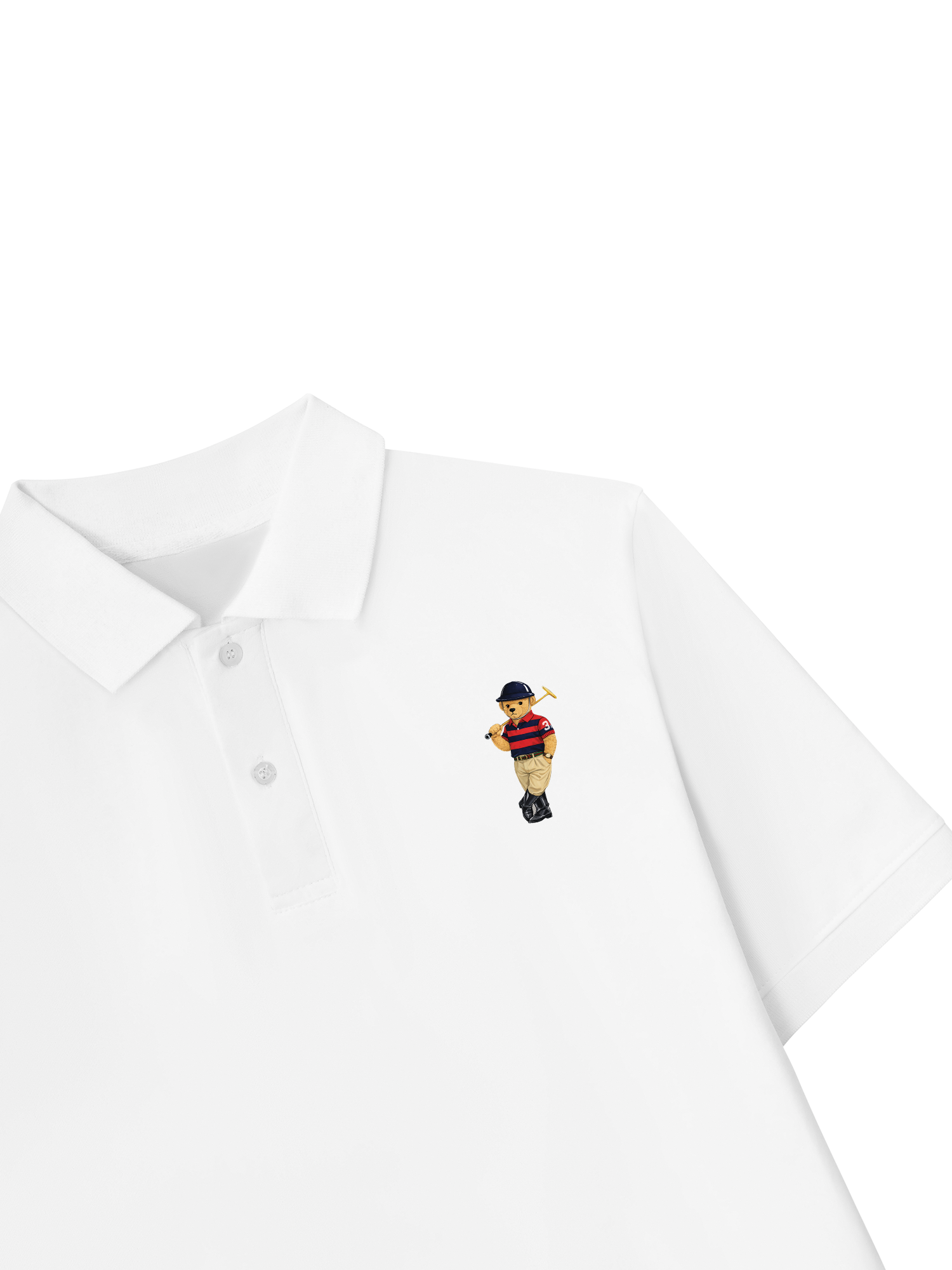 Áo Polo Relaxed Fit Quiet Luxury Bear