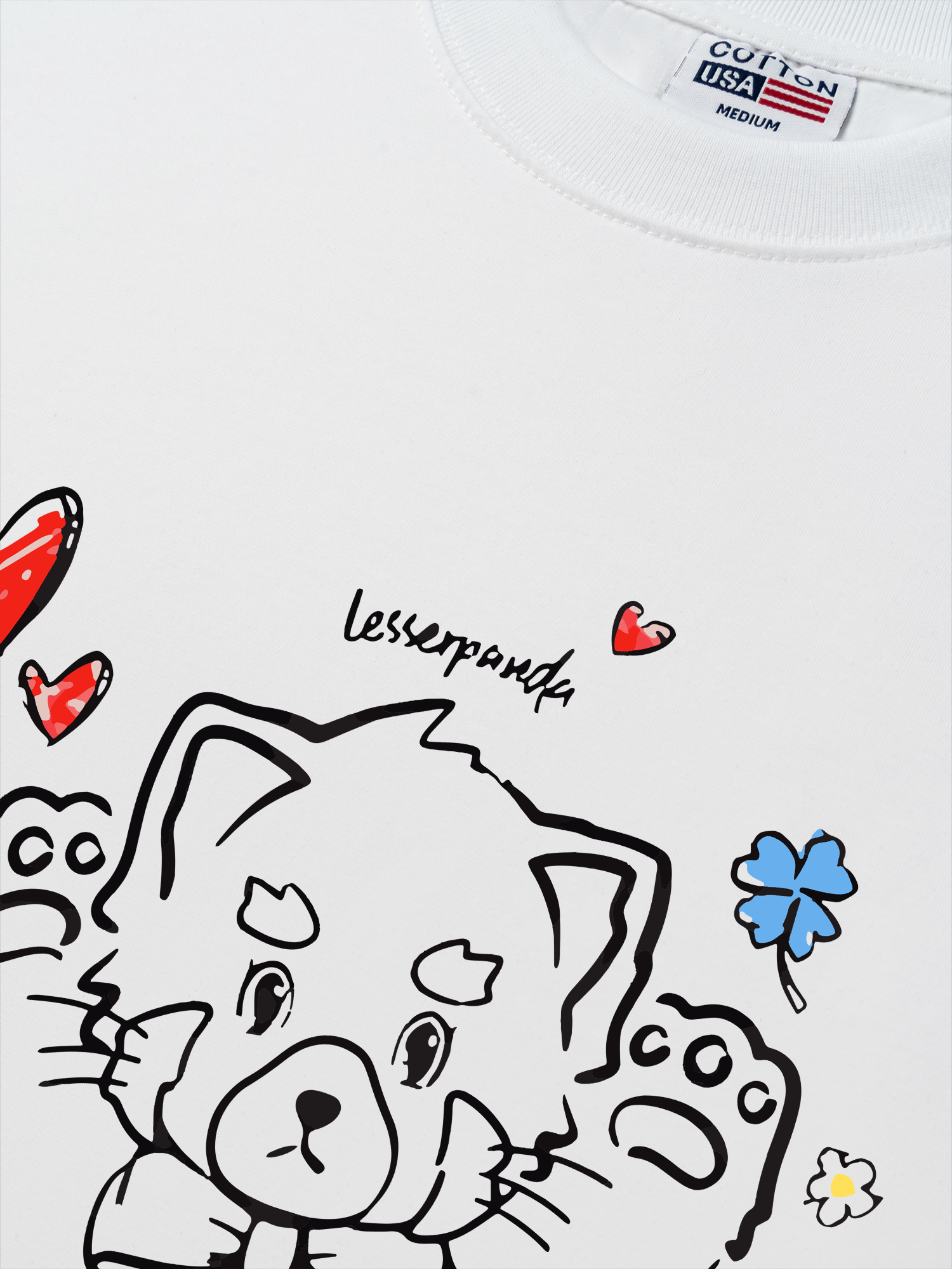 Áo Thun Relaxed Fit Soft Paw Draw