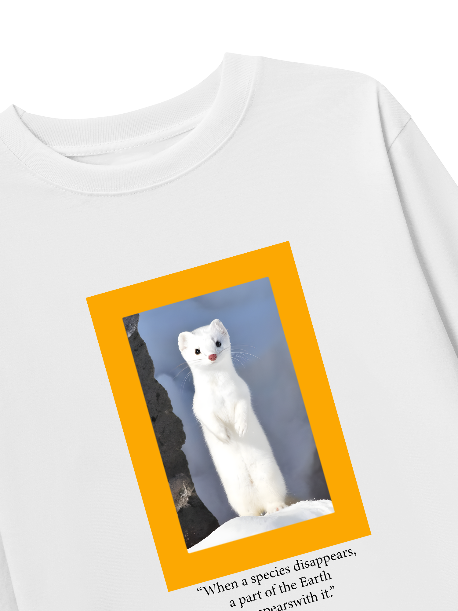 Áo Thun Dài Tay Wild Life When A Species Disappears