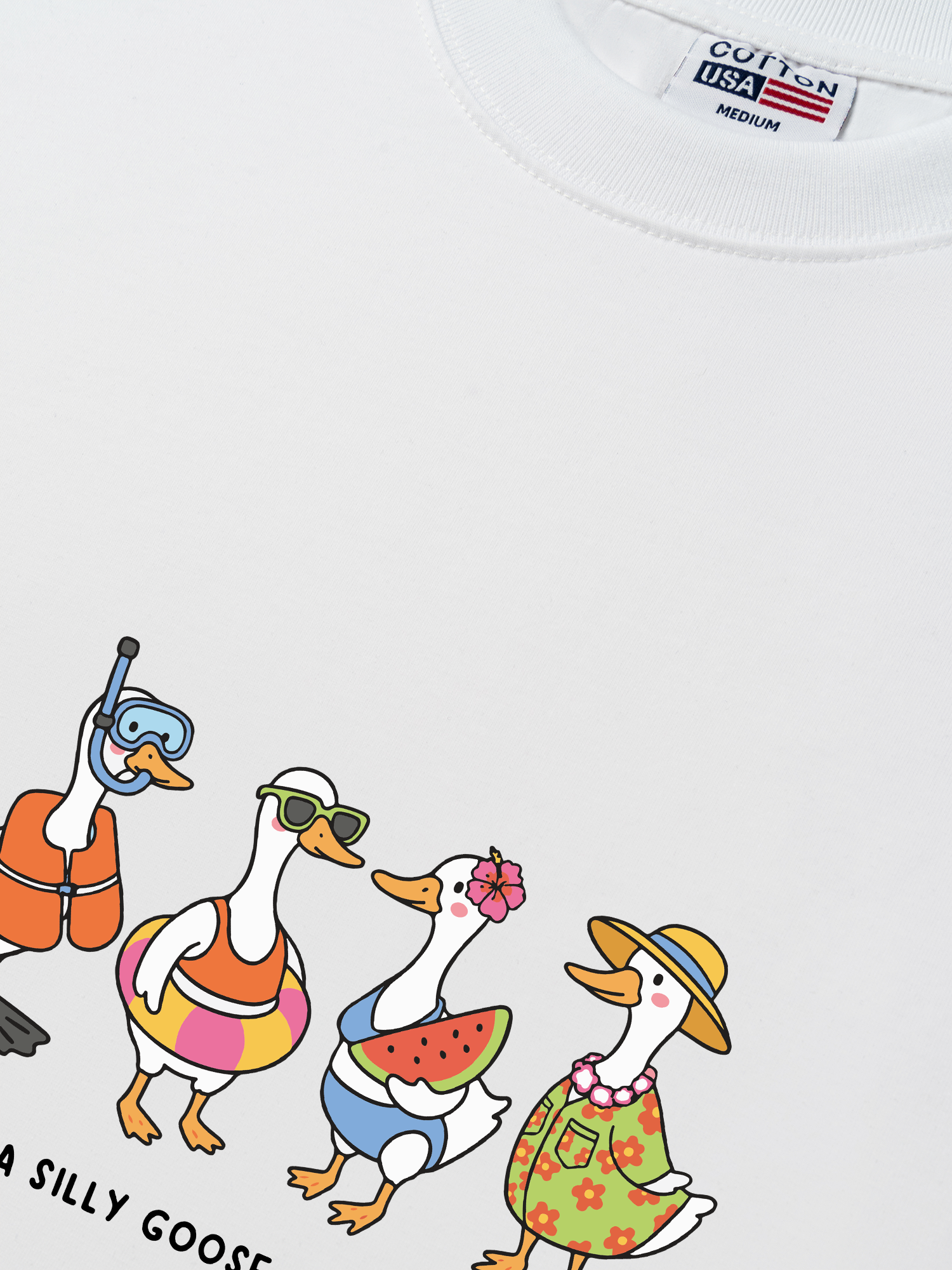 Áo Thun Relaxed Fit Tshirt Tropical Just A Silly Goose