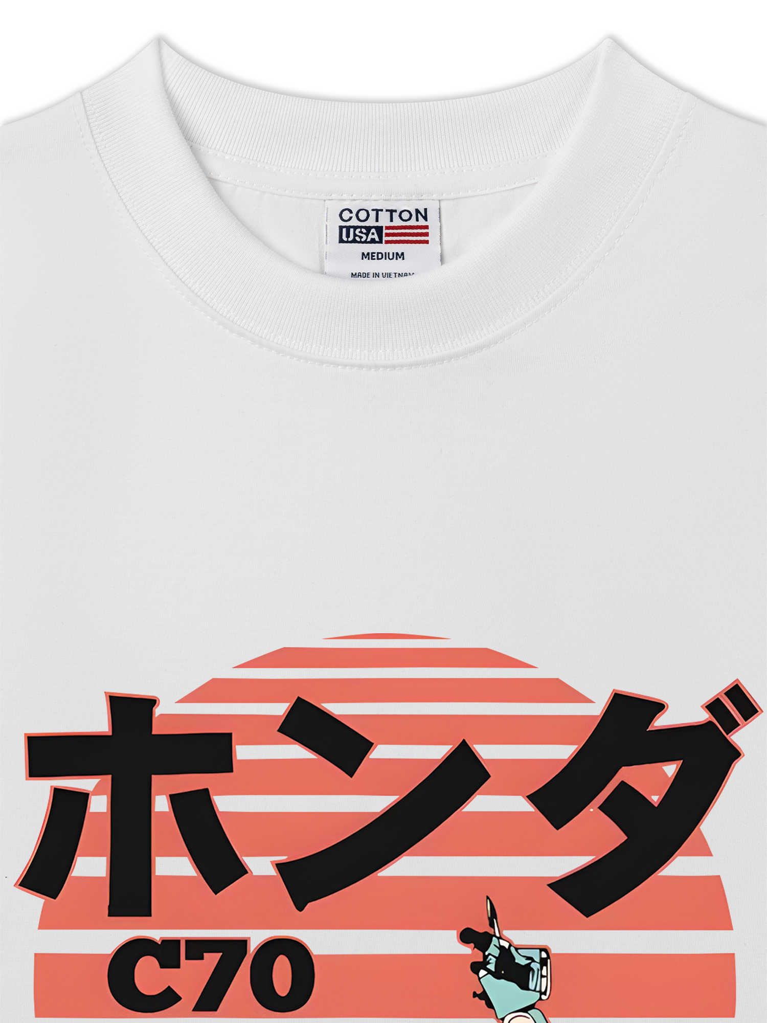 Áo Thun Relaxed Fit Motorbike Honda C70 CLASSIC