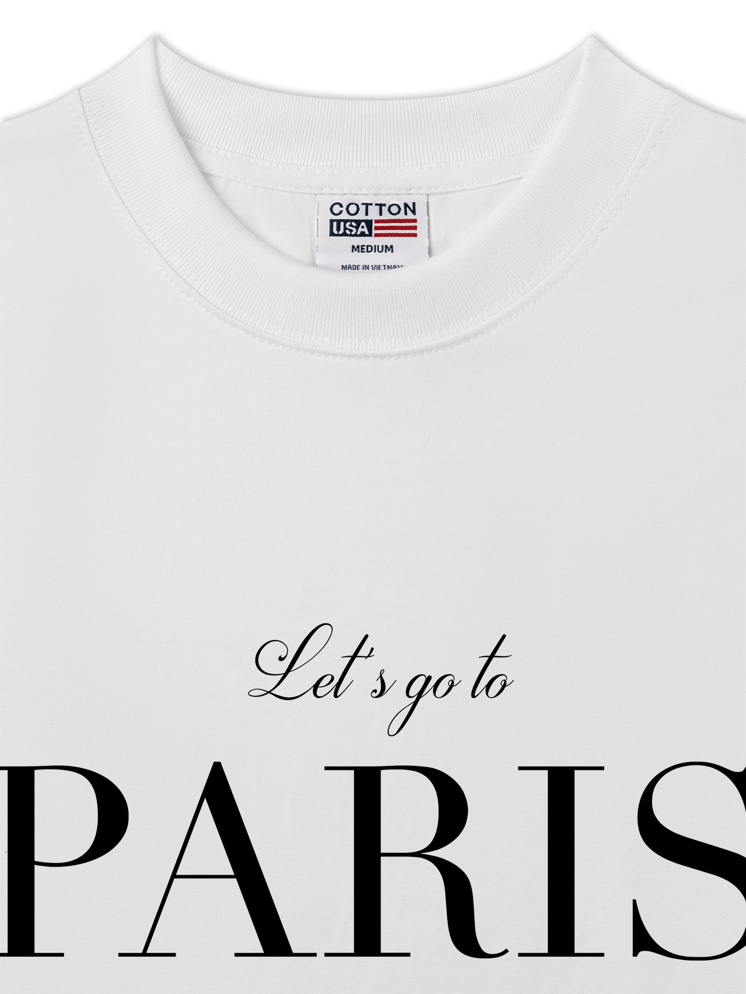 Áo Thun Relaxed Fit City Let's go to Paris