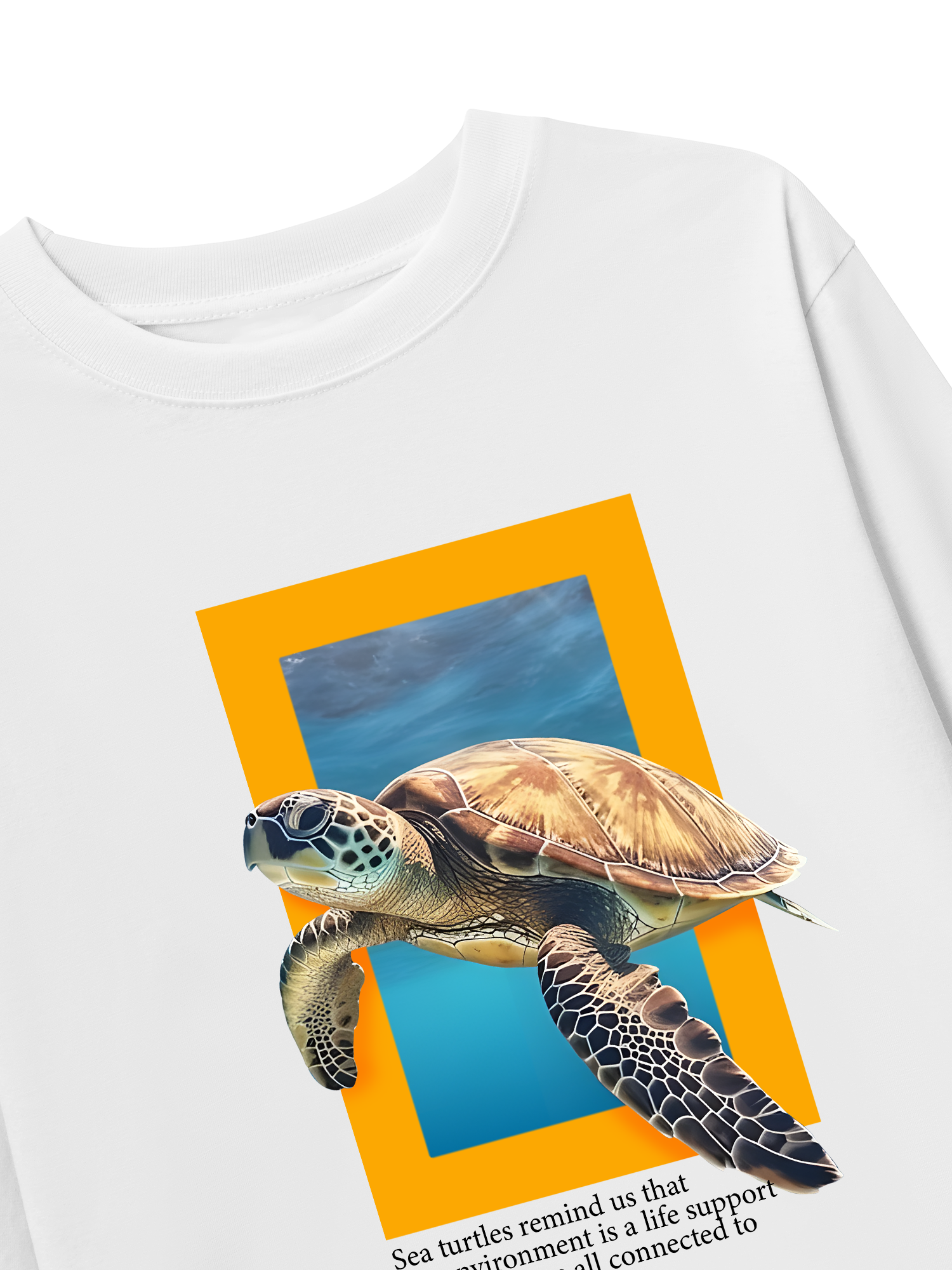 Áo Thun Dài Tay Wild Life Sea Turtles Remind