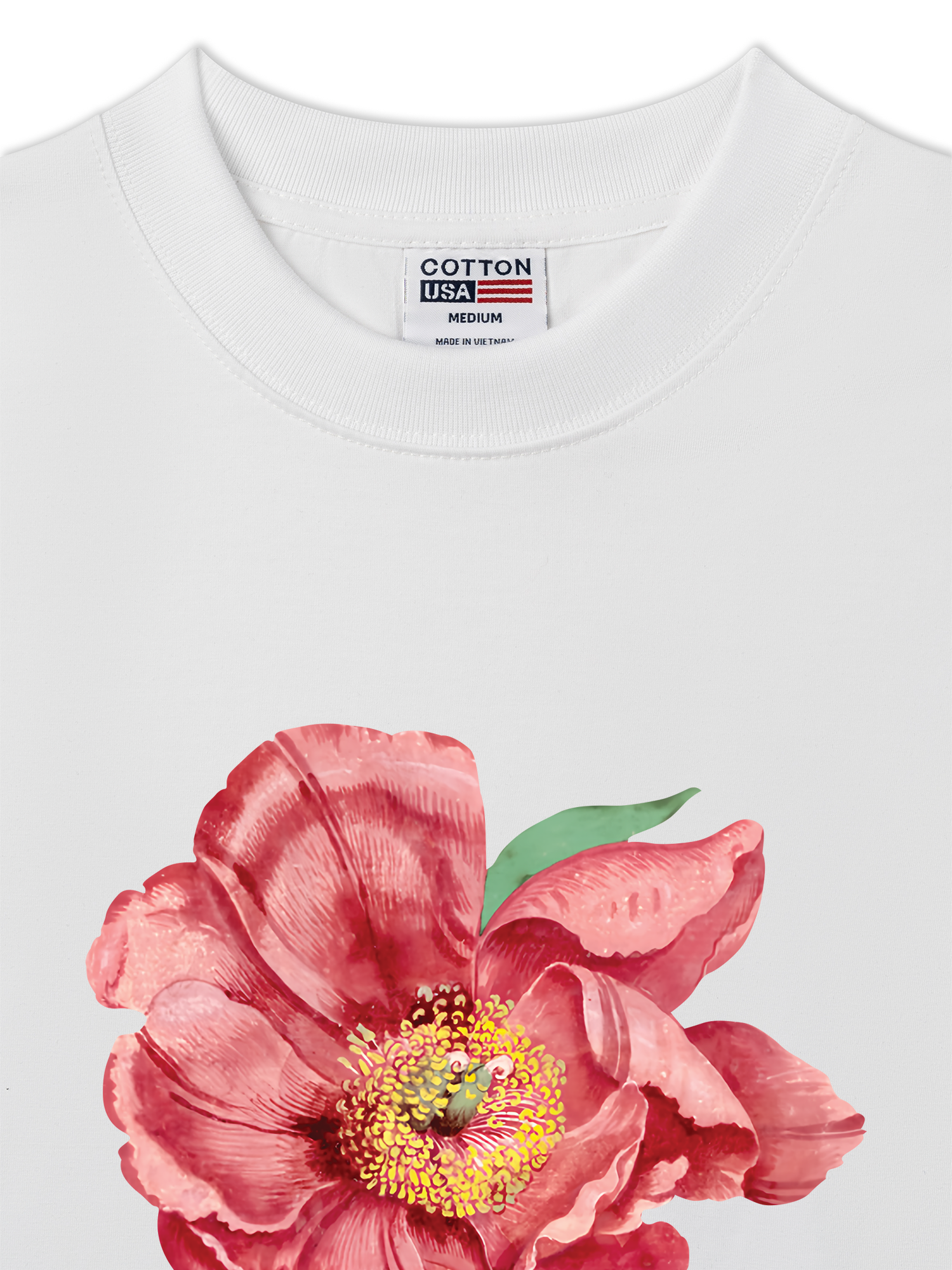 Áo Thun Relaxed Fit Tropical Bloom Like a Peony