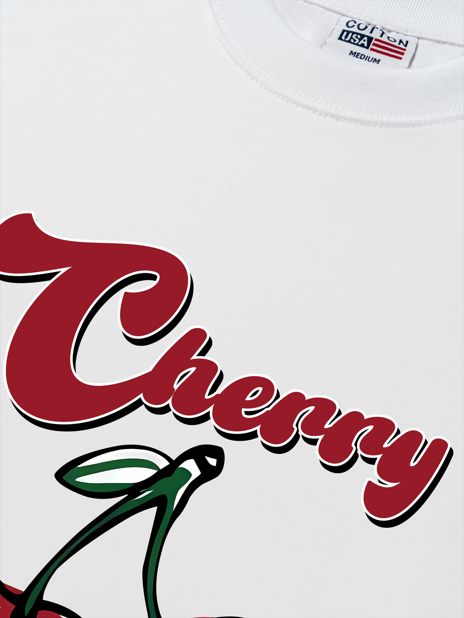 Áo Thun Relaxed Fit Cherry Sweet Girl