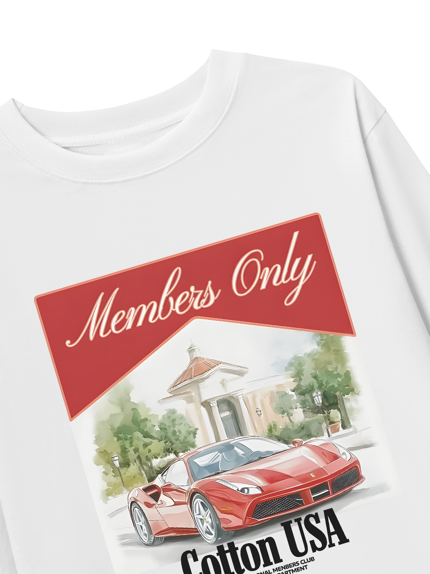 Áo Thun Dài Tay Ferrari Members Only