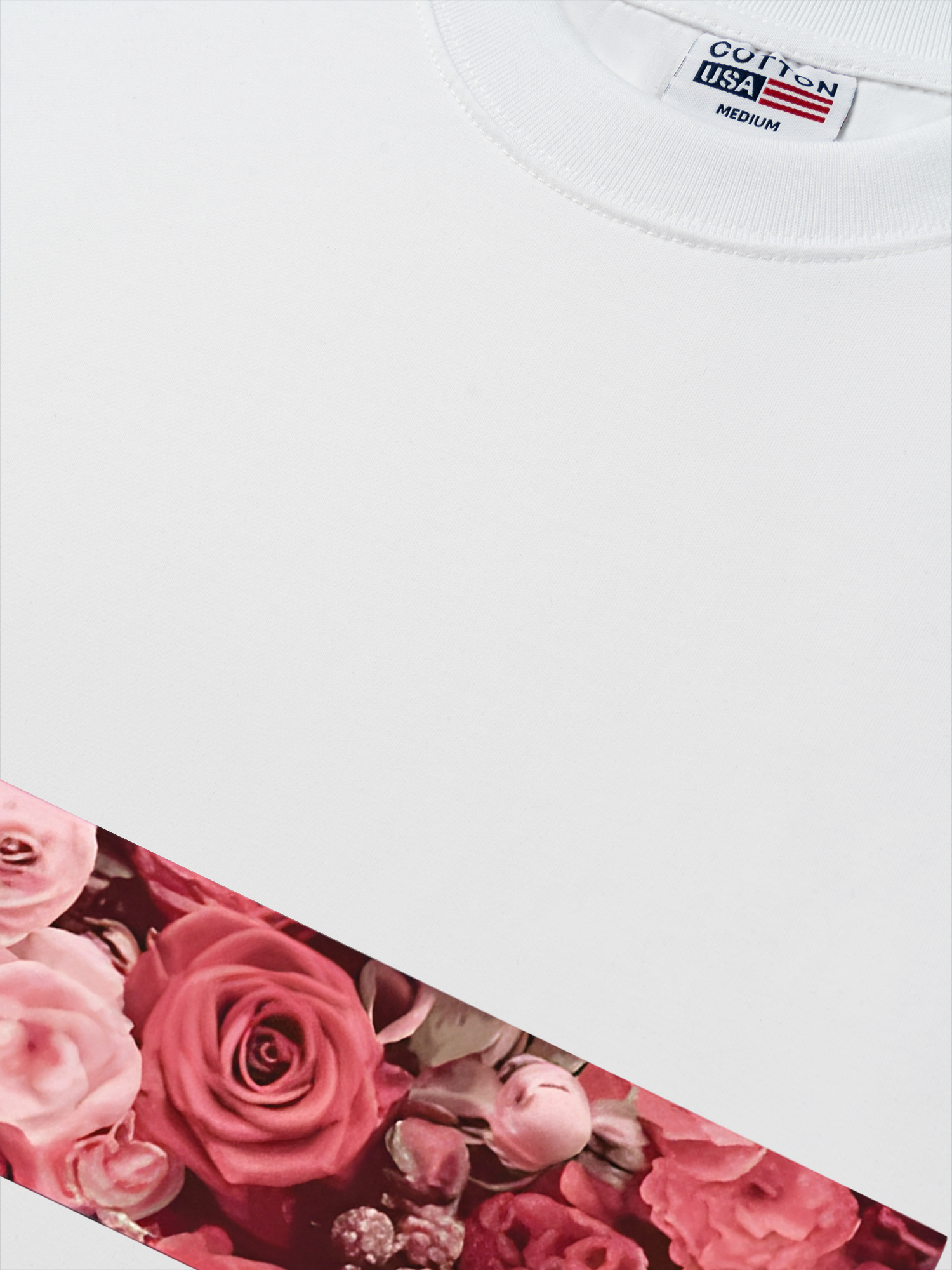 Áo Thun Relaxed Fit Floral Cotton Usa