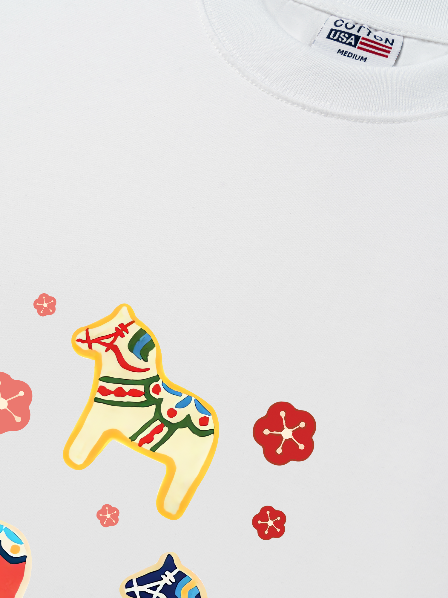 Áo Thun Relaxed Fit Cute Horse