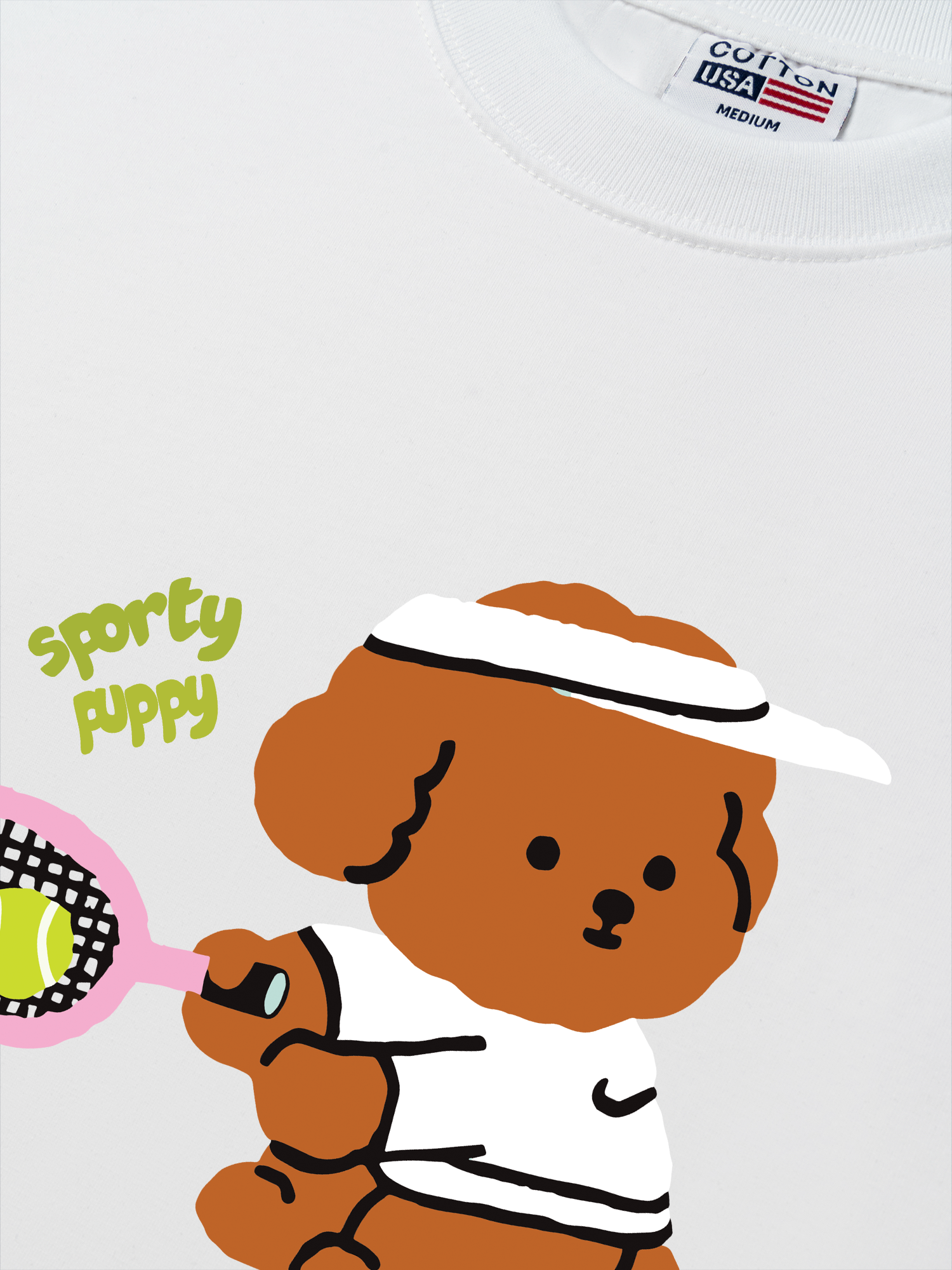 Áo Thun Relaxed Fit Soft Paw Sporty Puppy