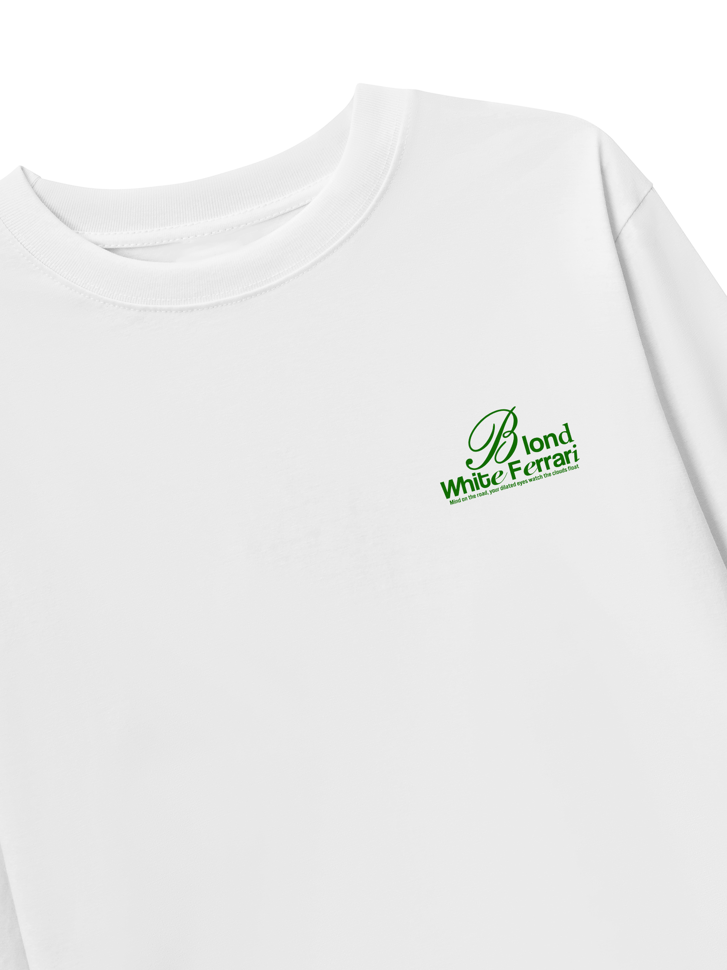 Áo Thun Dài Tay Ferrari Blond White