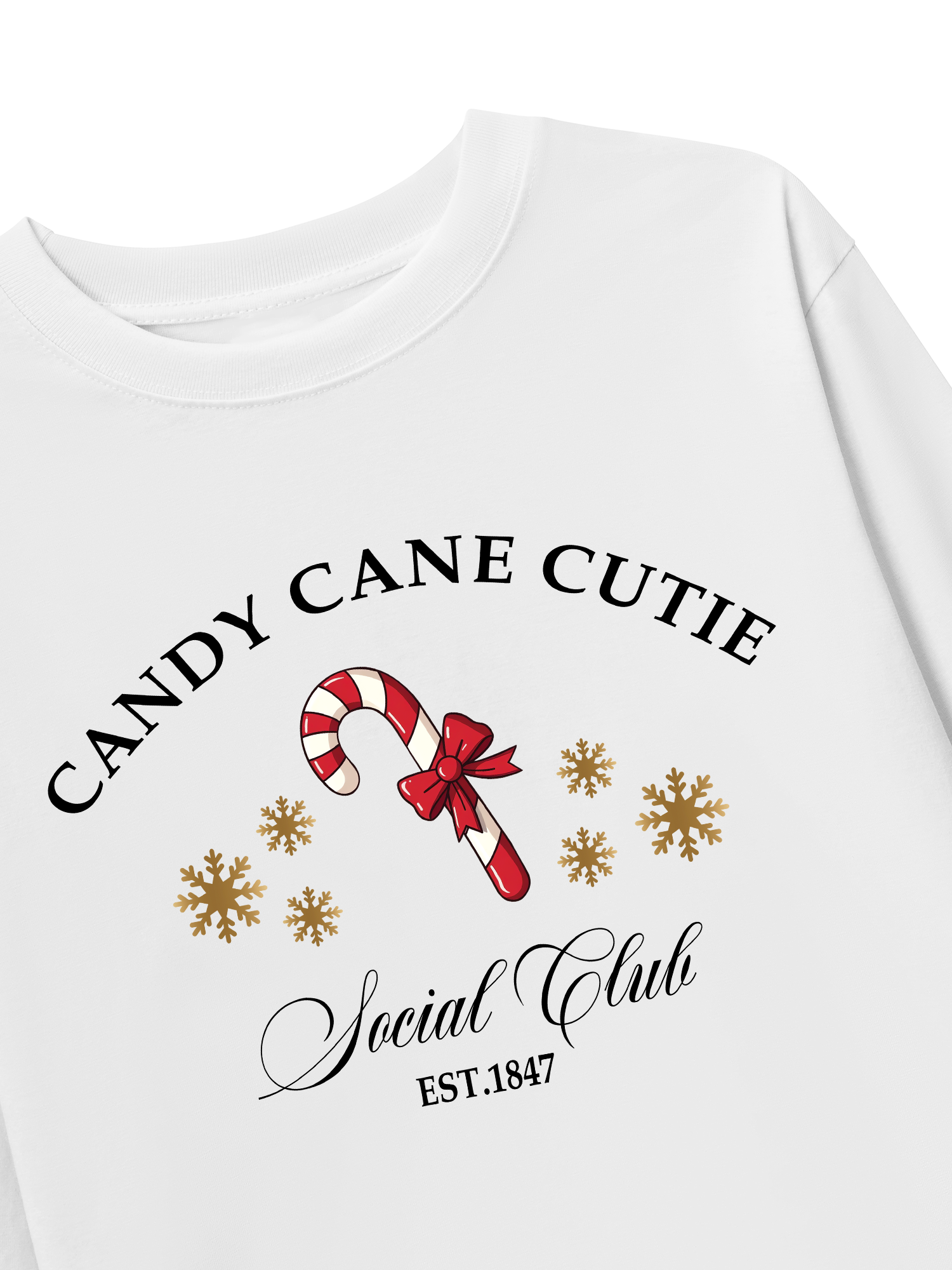 Áo Thun Dài Tay Candy Cane Cutie