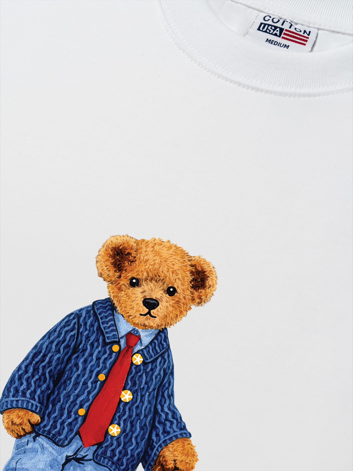 Áo Thun Relaxed Fit Soft Boy Bear