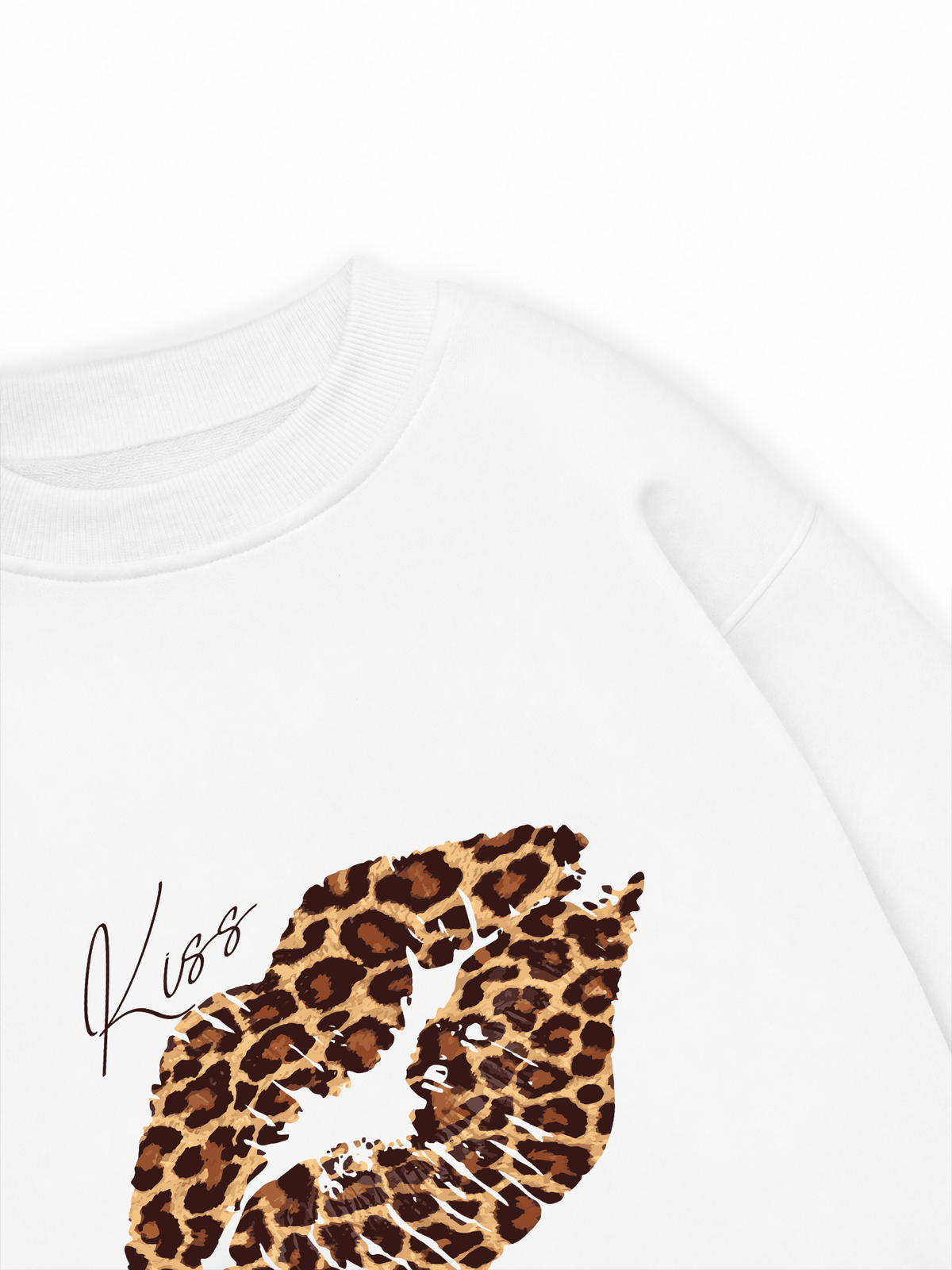 Áo Sweater Nỉ Hai Da Urban Leopard Kiss Lip