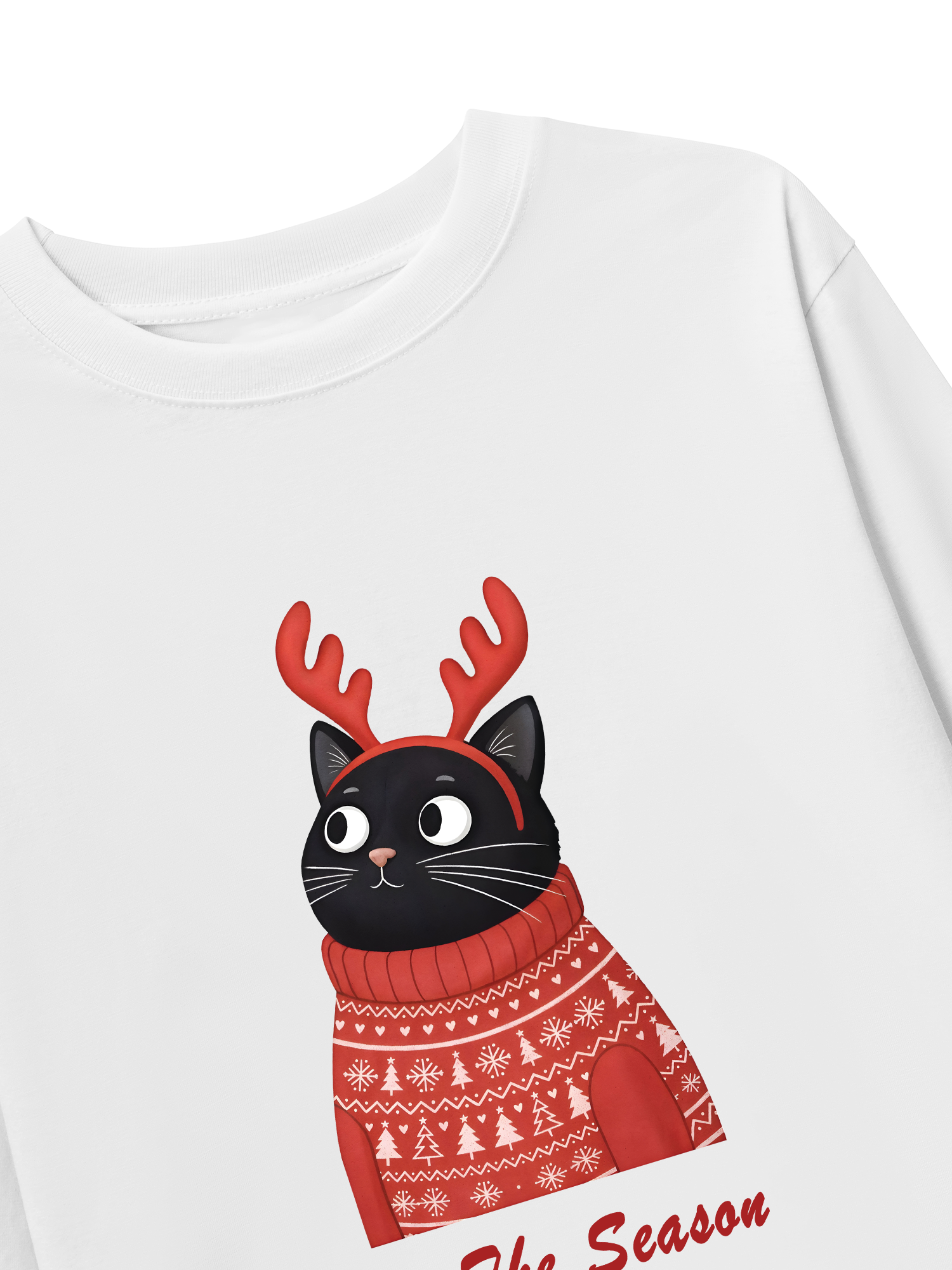 Áo Thun Dài Tay Tis The Season Cat