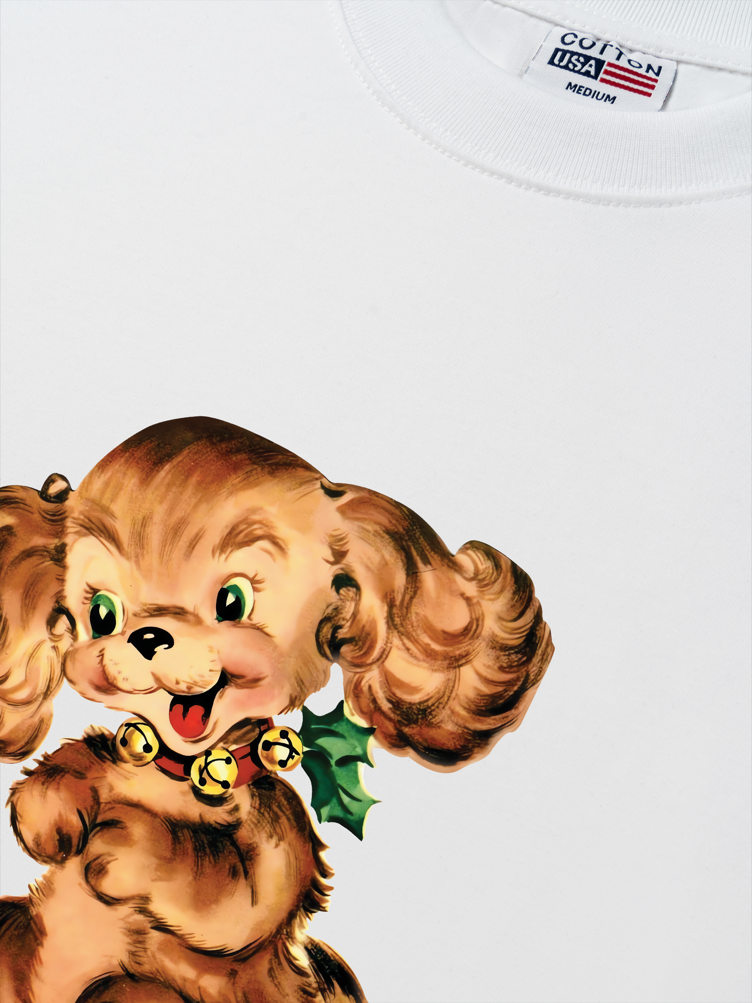 Áo Thun Relaxed Fit Soft Paw Brown Dog