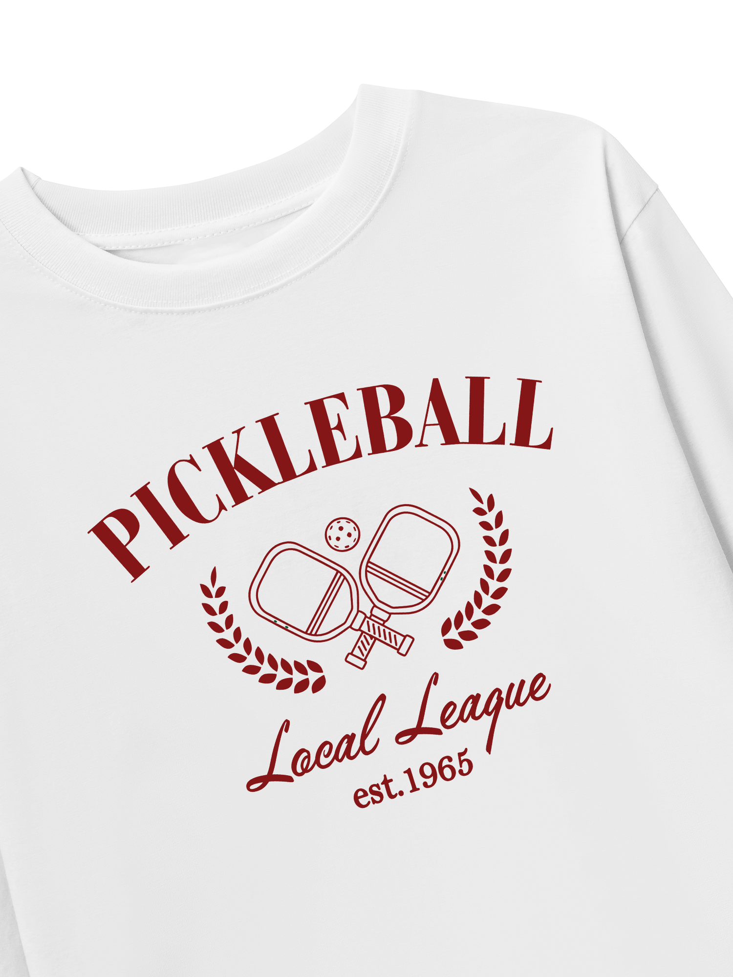 Áo Thun Dài Tay Pickleball Red Local League