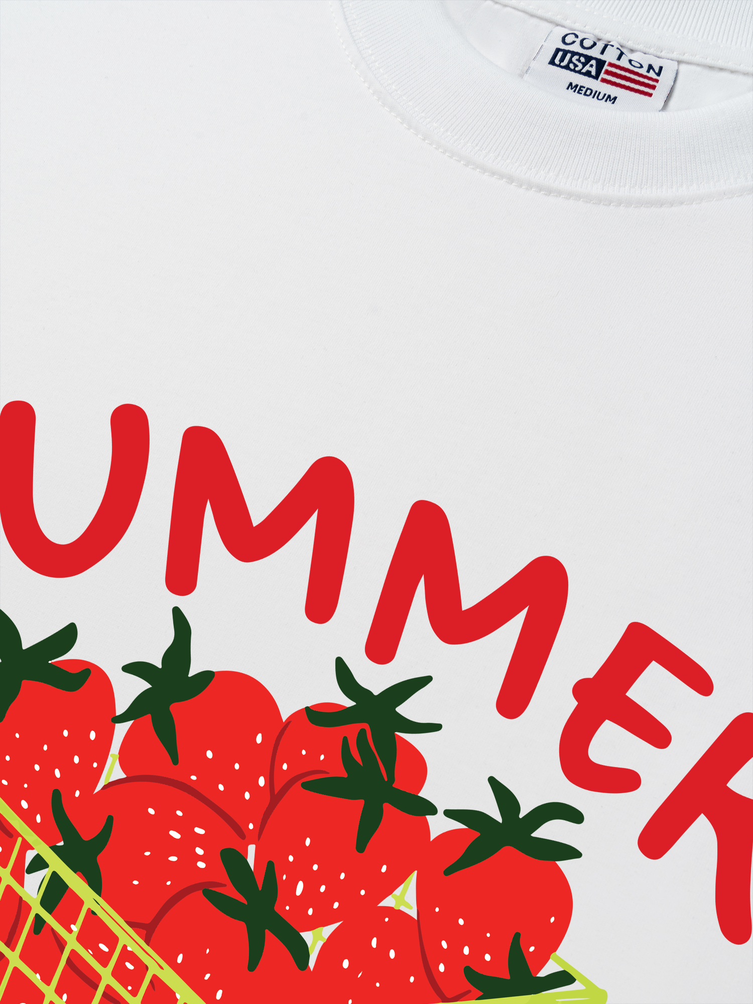 Áo Thun Relaxed Fit Tropical Strawberry