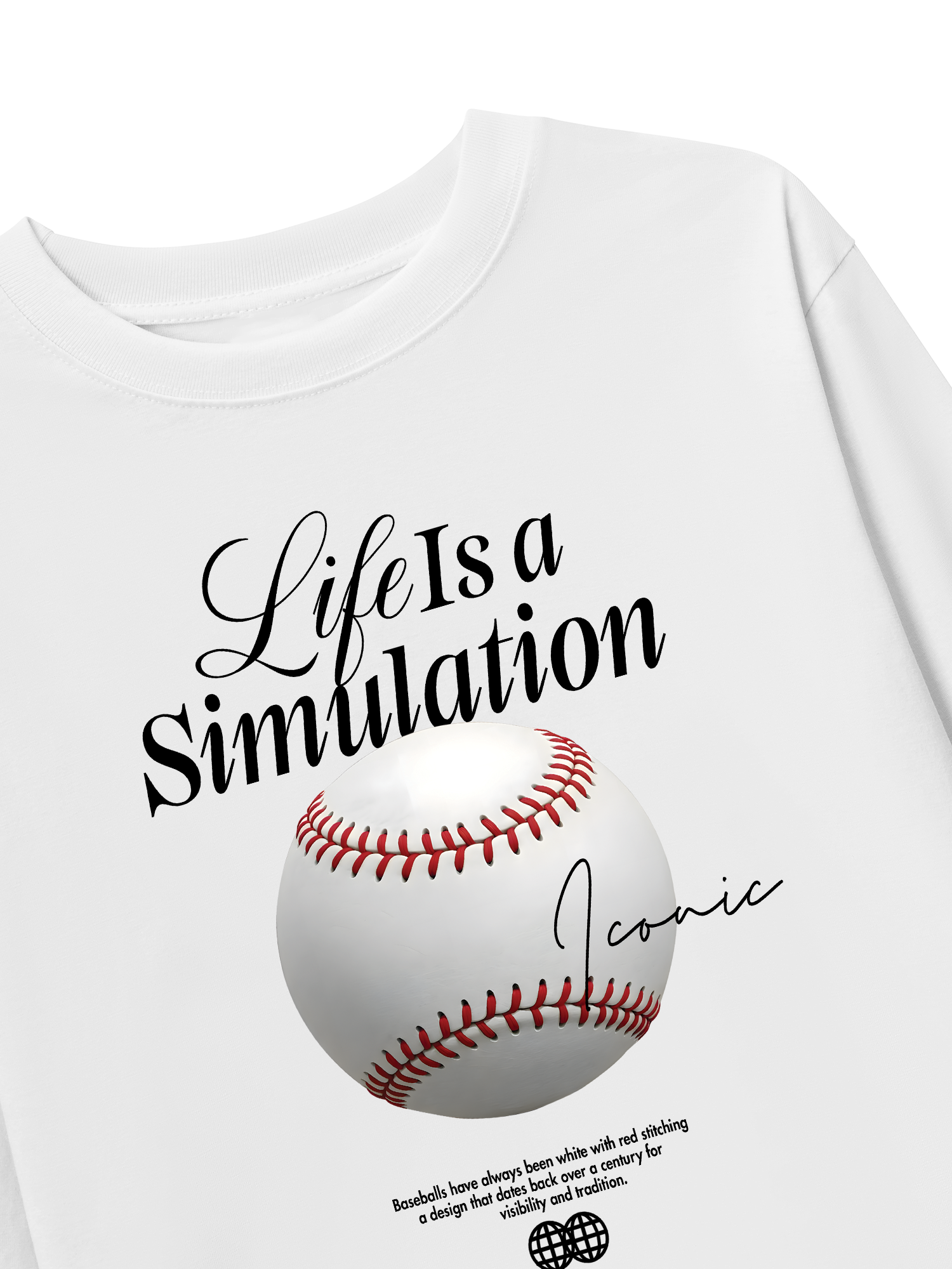 Áo Thun Dài Tay Baseball Simulation