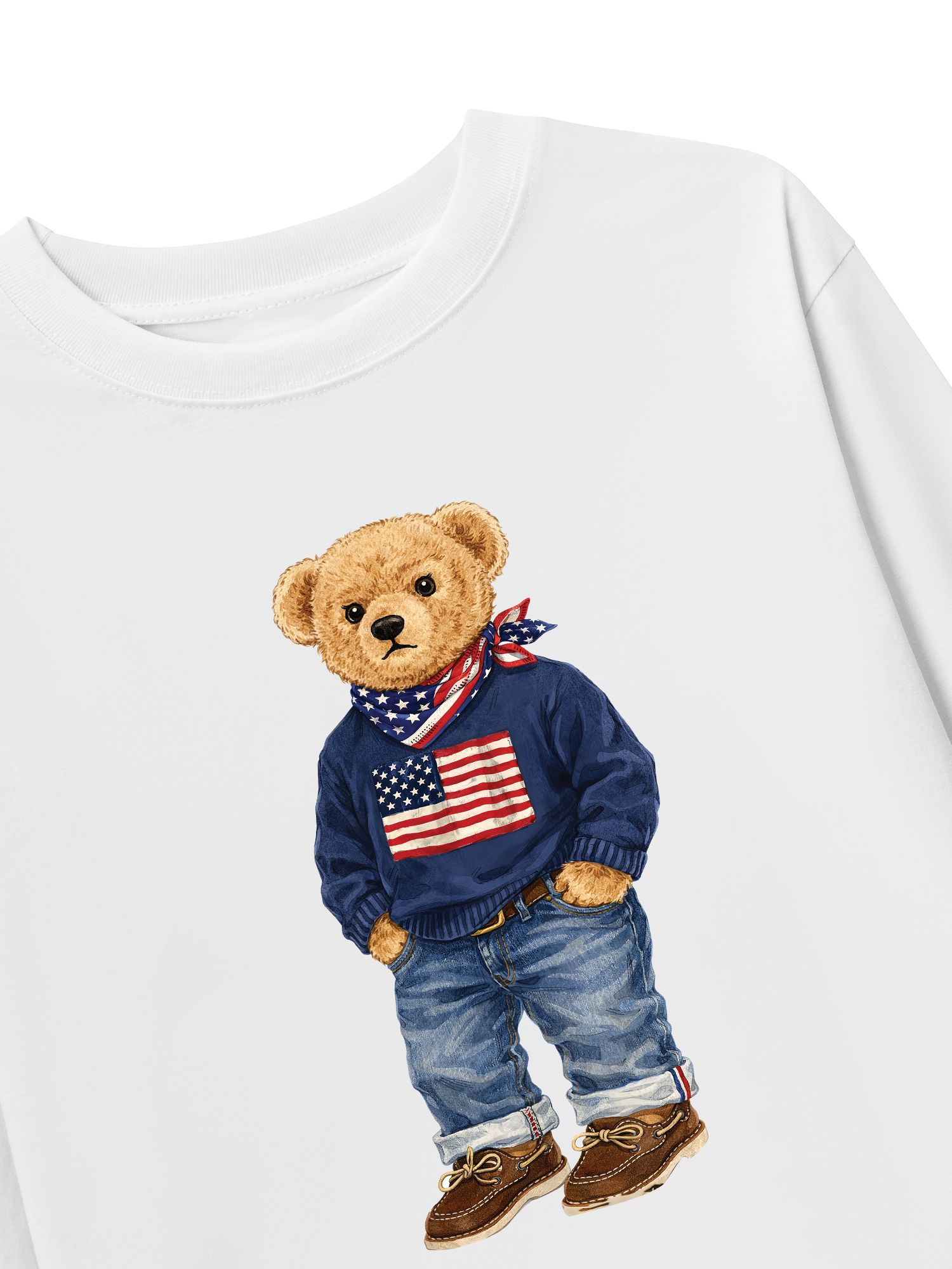 Áo Thun Dài Tay America Boy