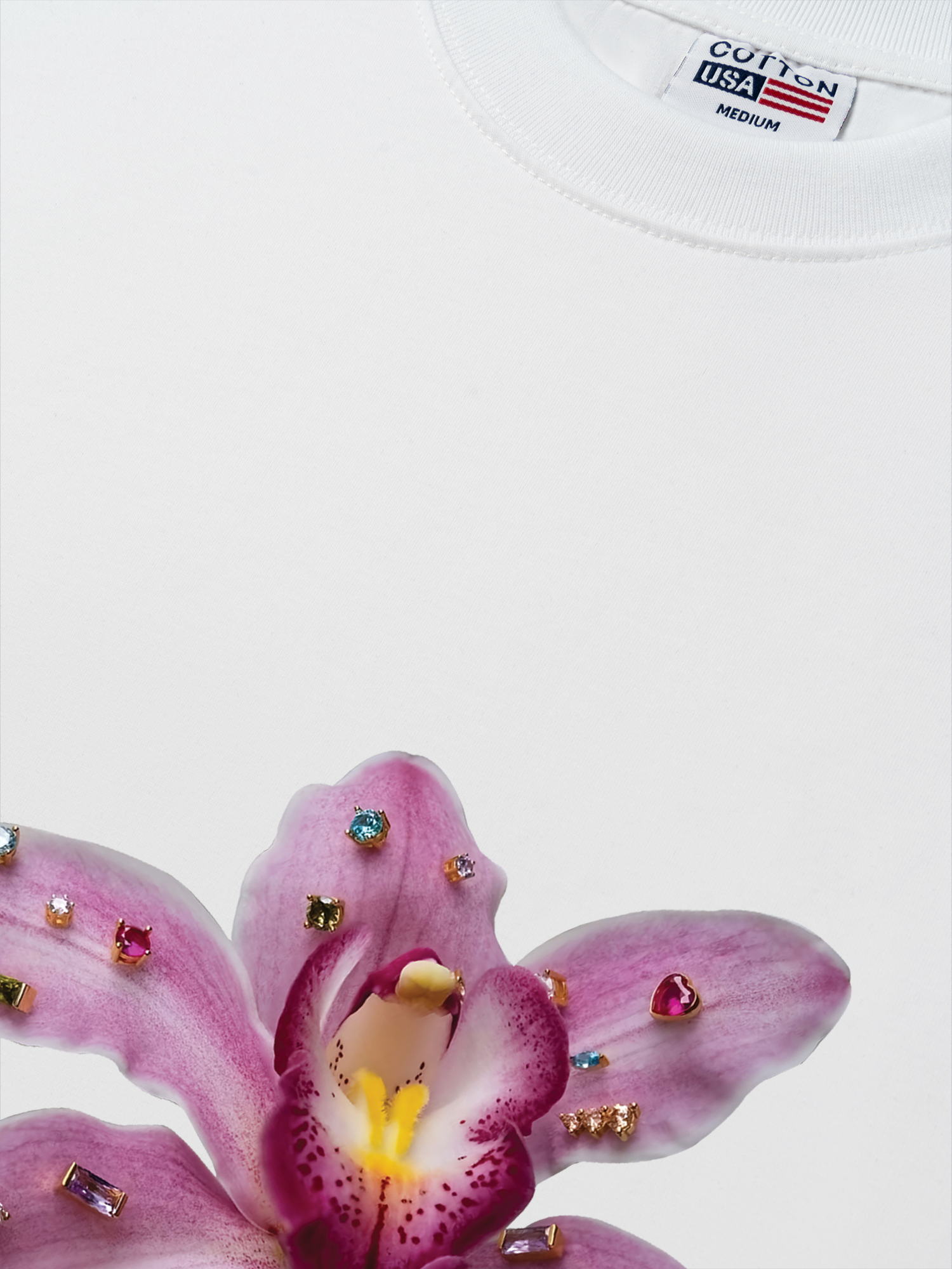 Áo Thun Relaxed Fit Bling Orchid Girl