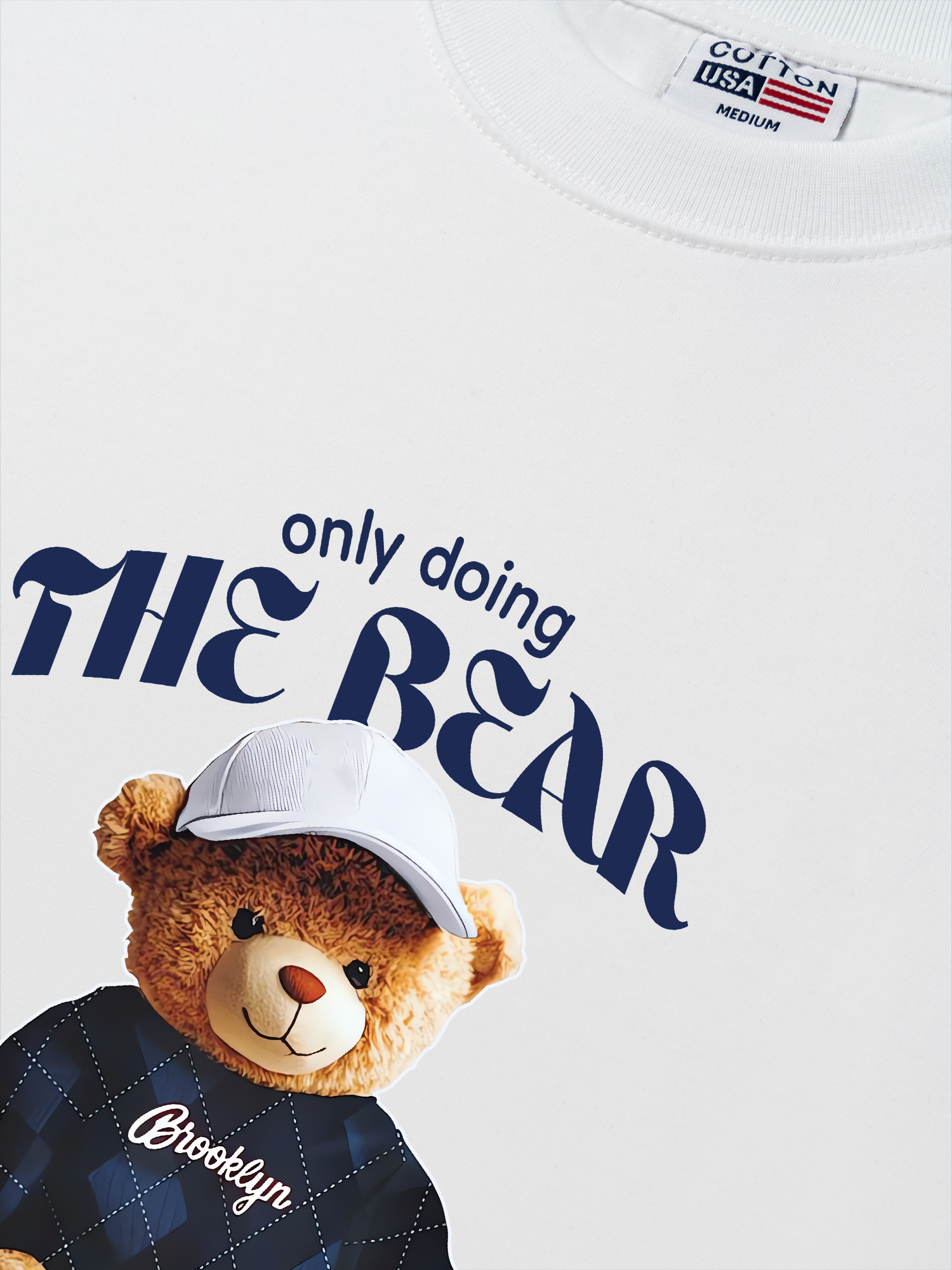 Áo Thun Relaxed Fit Only Doing The Bear