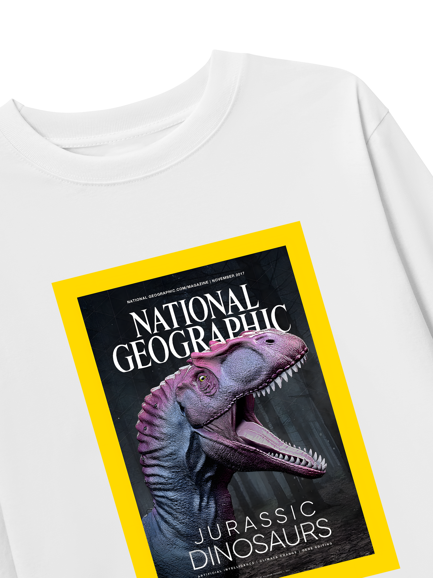 Áo Thun Dài Tay Wild Life Jurassic Dinosaurs