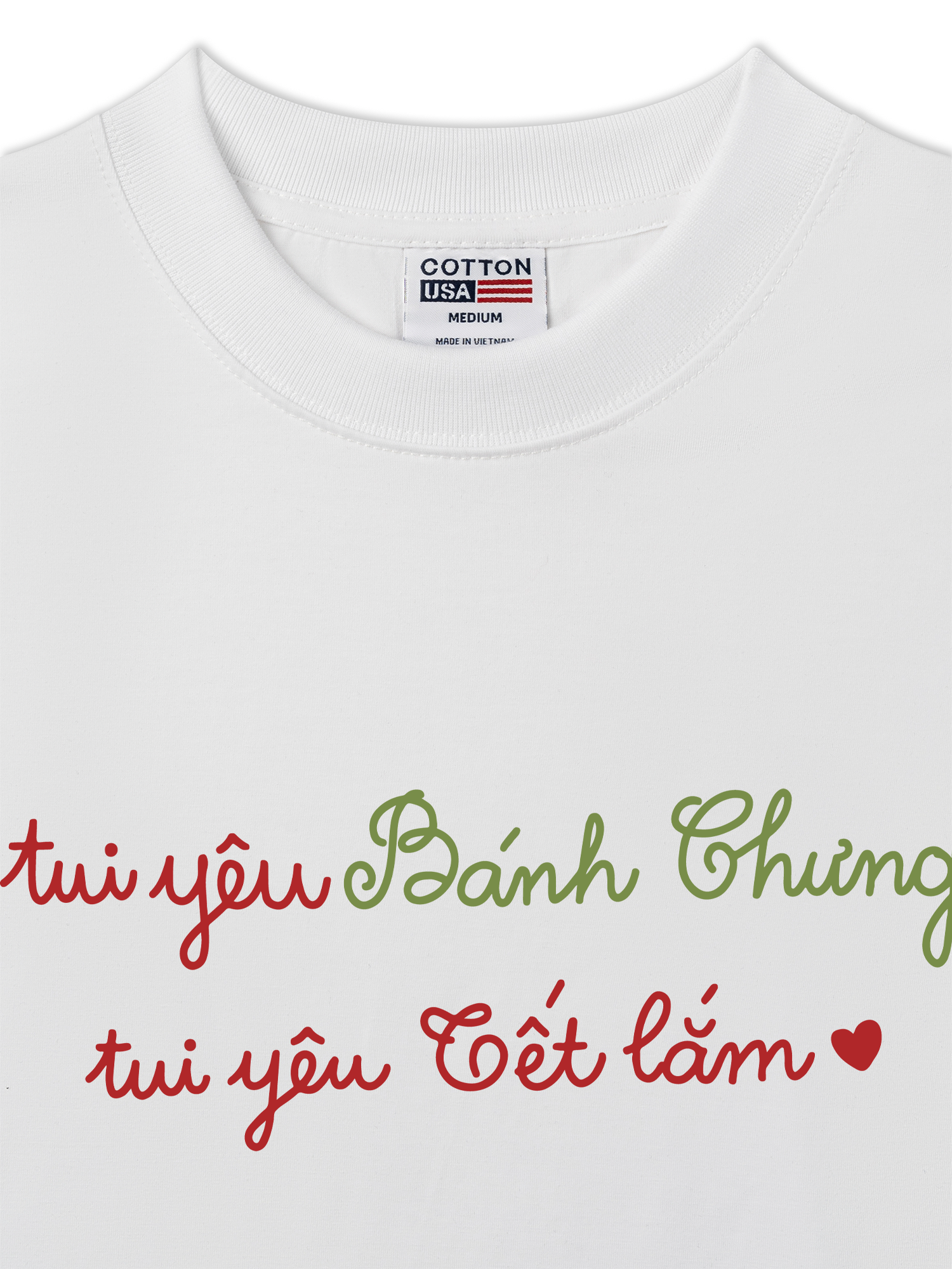 Áo Thun Relaxed Fit Yêu Bánh Chưng Yêu Tết